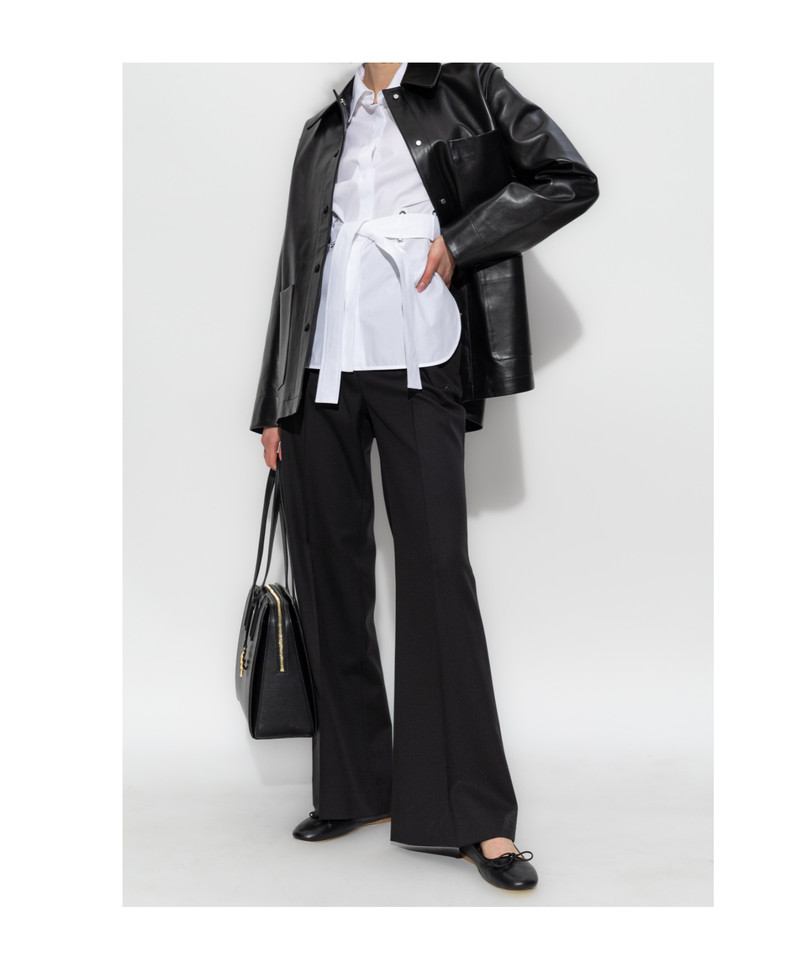 OFFICINE GENERALE VIRGIN WOOL TROUSERS