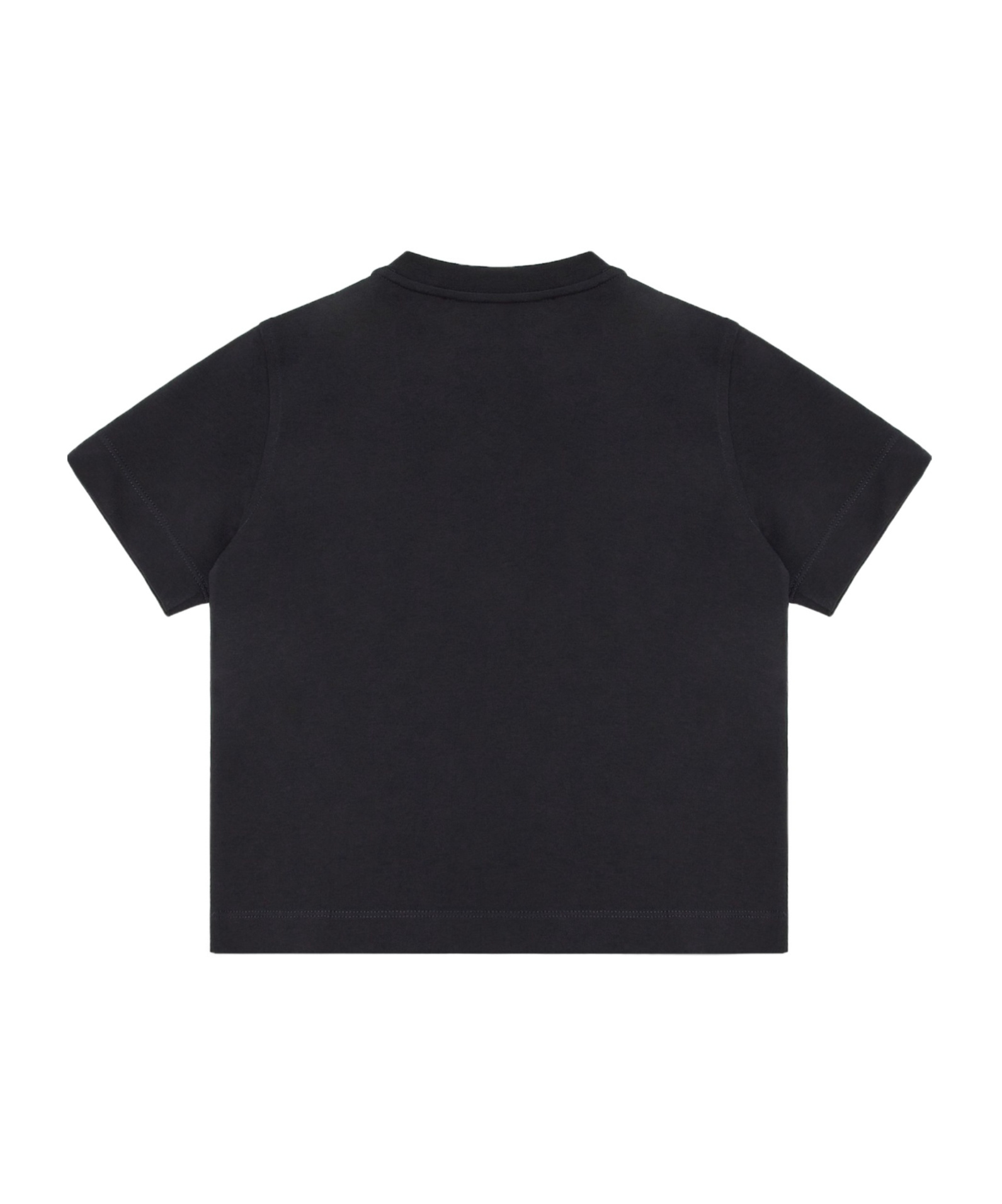 Emporio Armani Cotton T-shirt In Blue