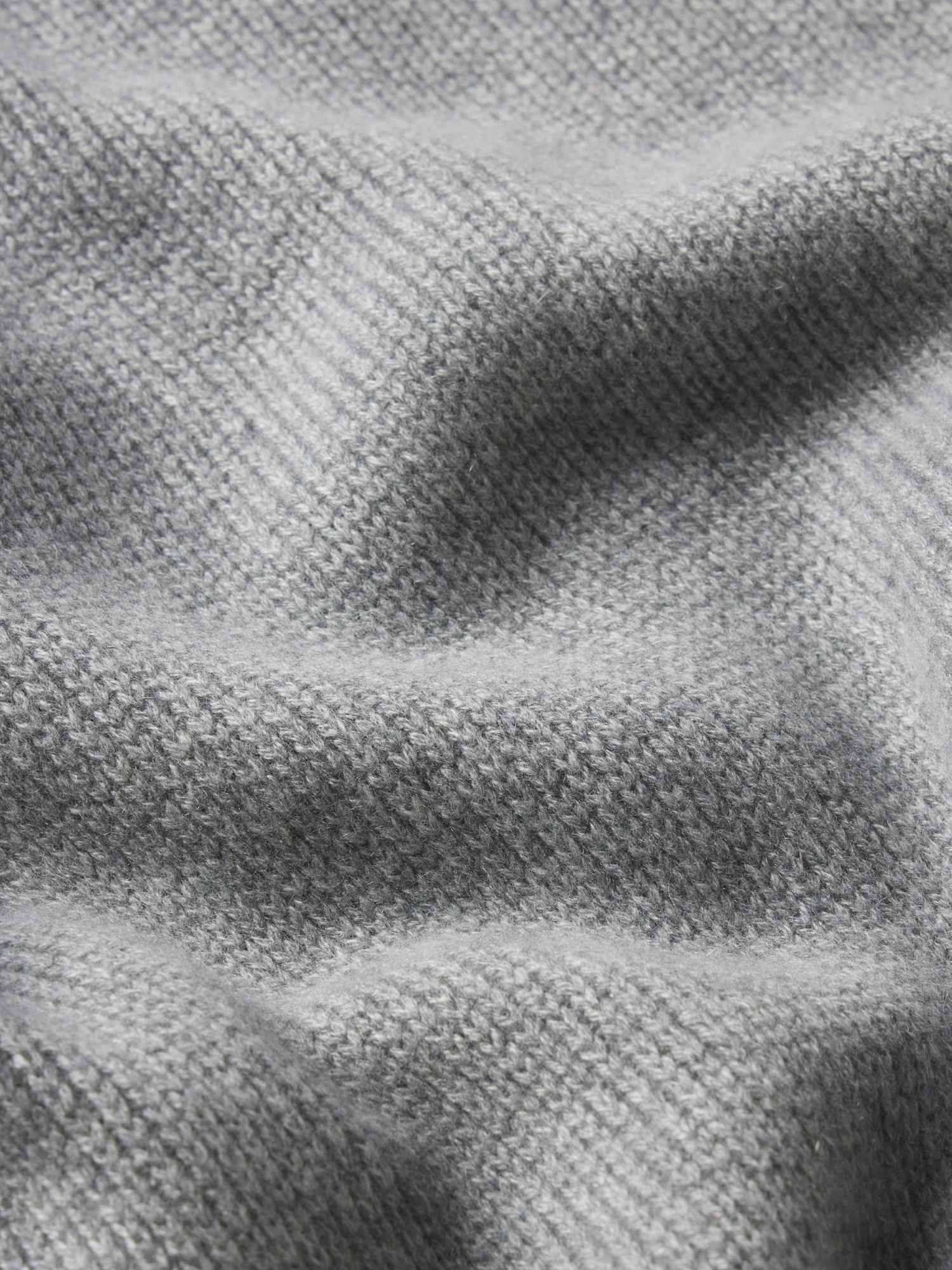 Frame Logo Crew Neck Sweater In Gray