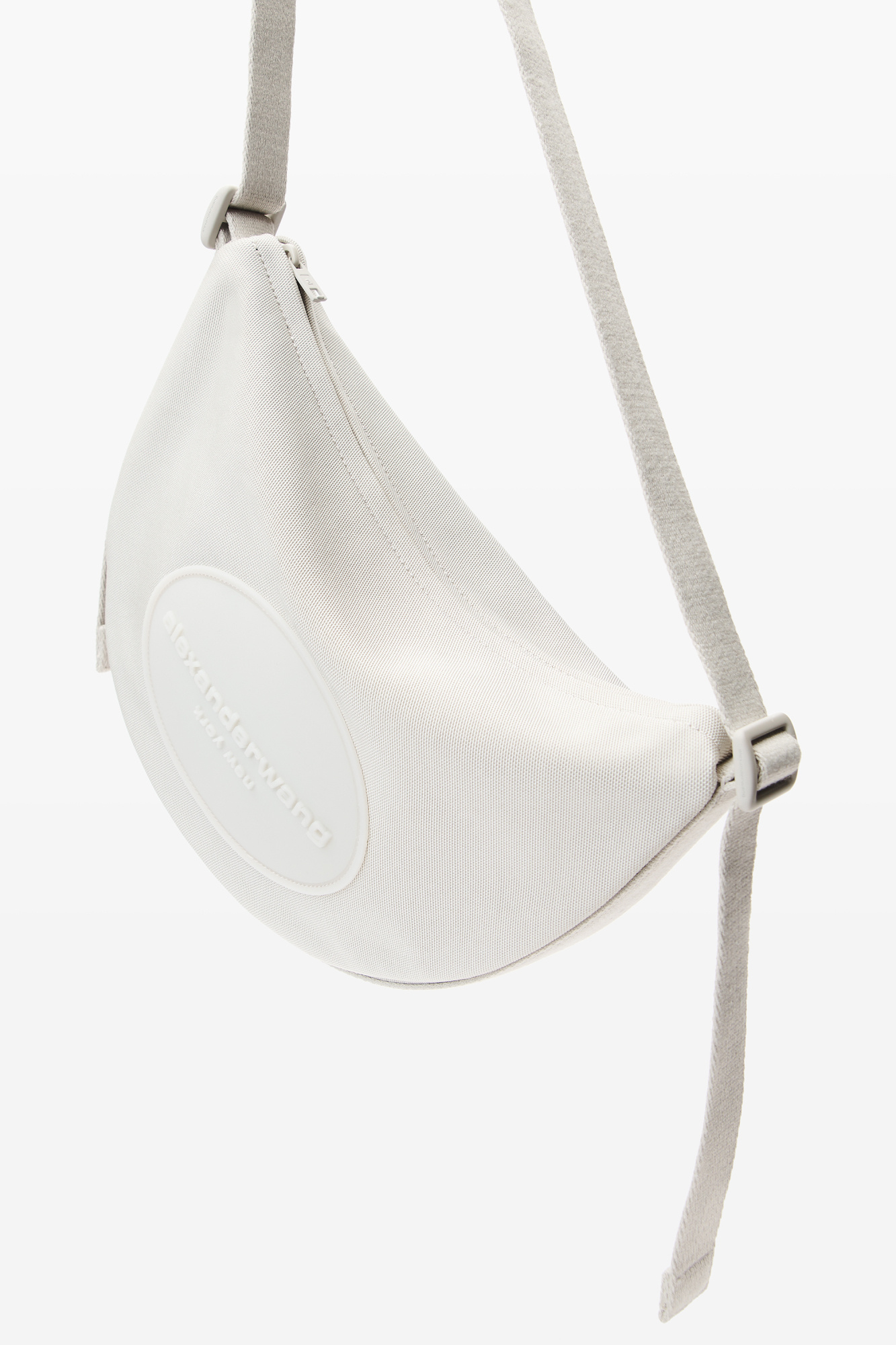 Alexander Wang Small Bo Canvas Crossbody Bag In White
