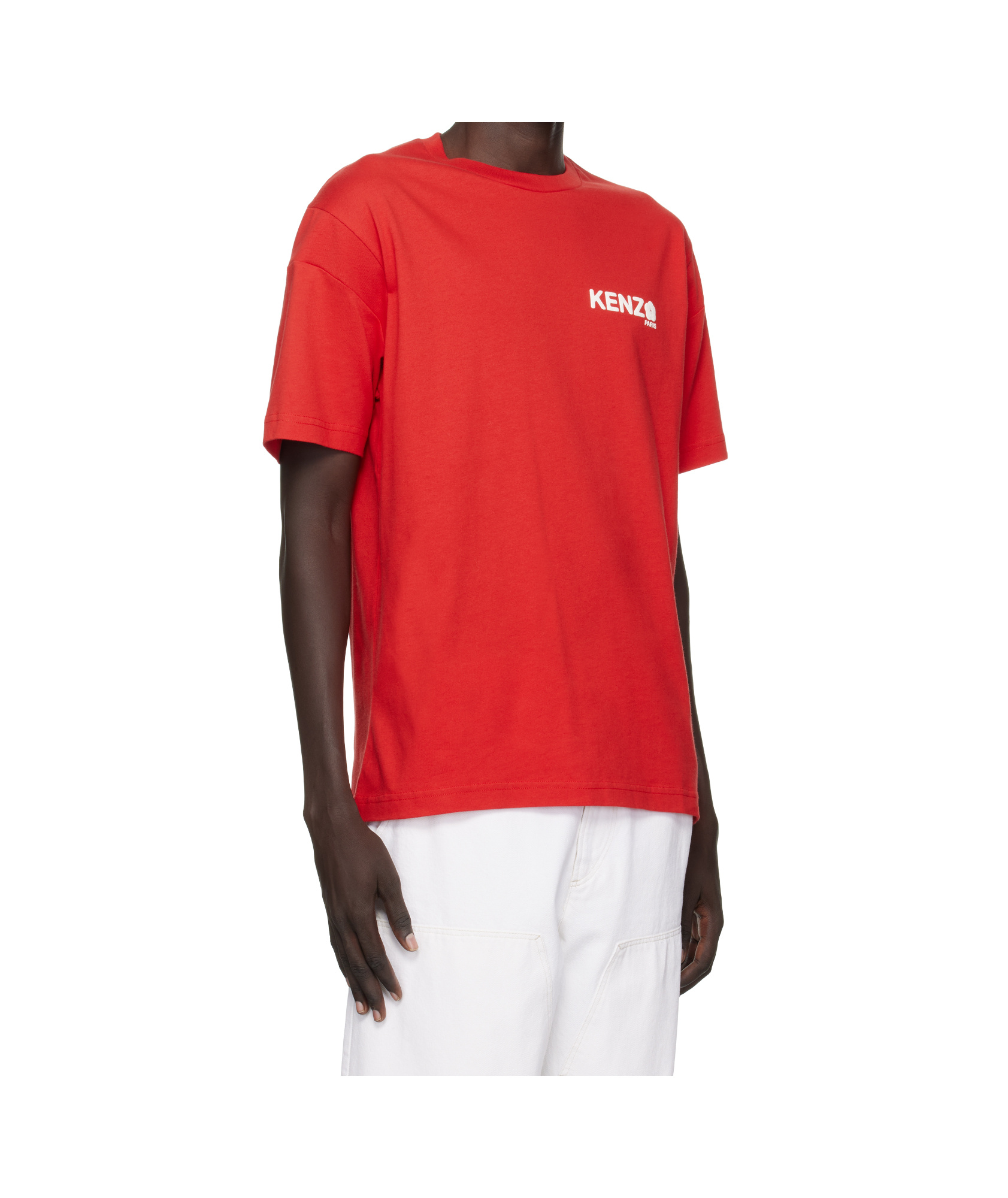 Kenzo Crew Neck T-shirt Short Sleeves In Red