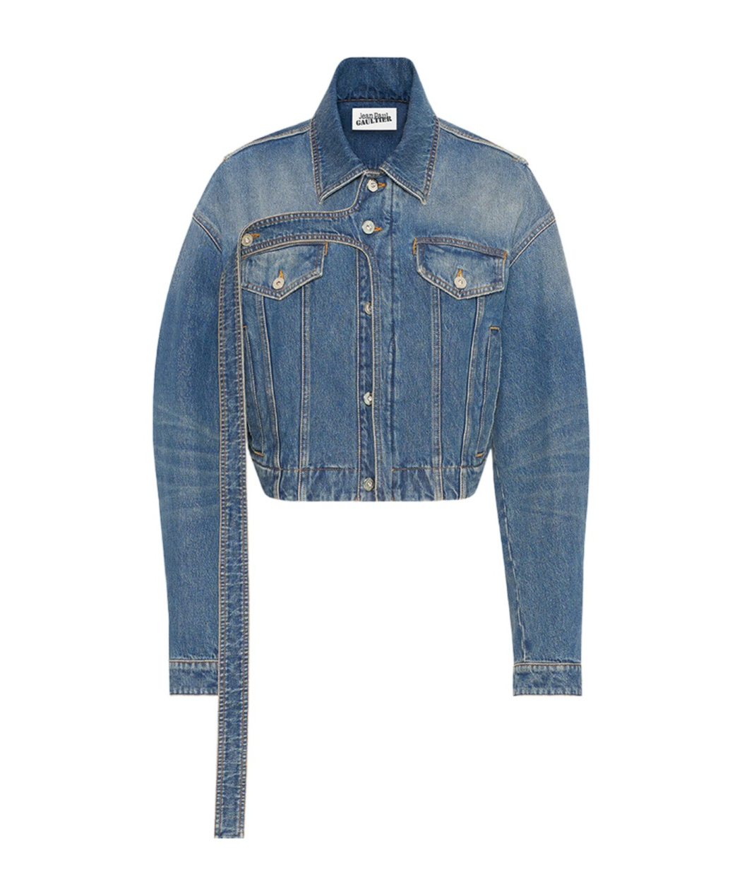 Jean Paul Gaultier Women Oversized Denim Jacket In Blue