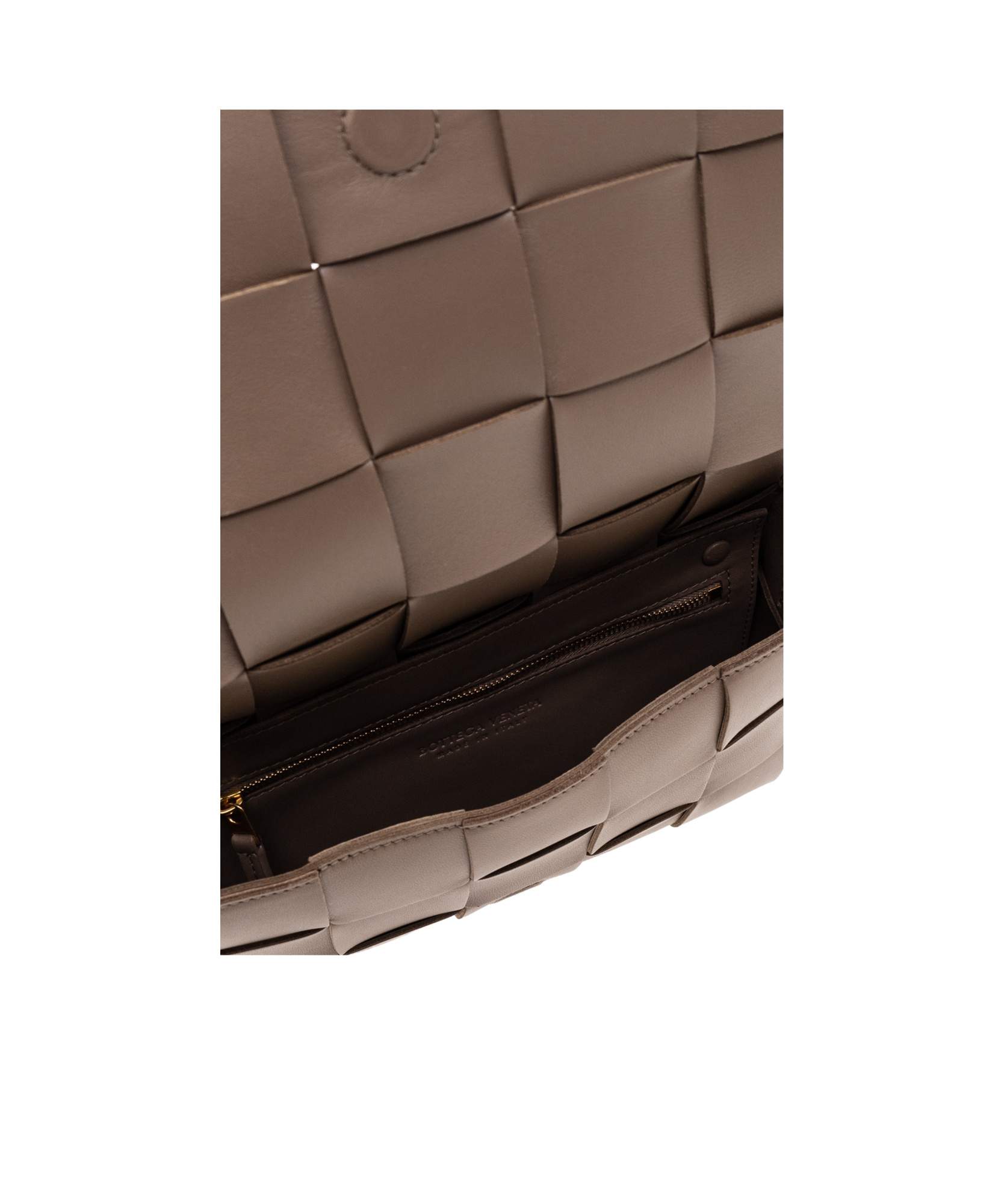Bottega Veneta Small Cassette Crossbody Bag In Brown