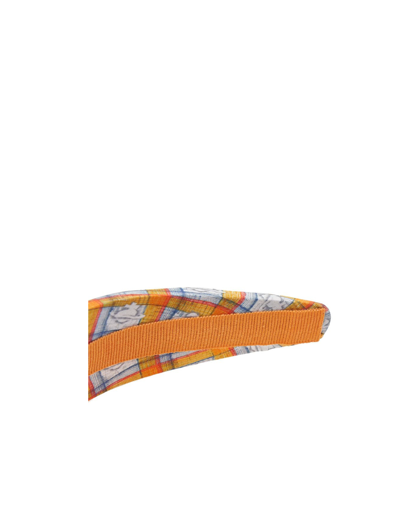 Vivienne Westwood Plaid Hair Accessories In Orange