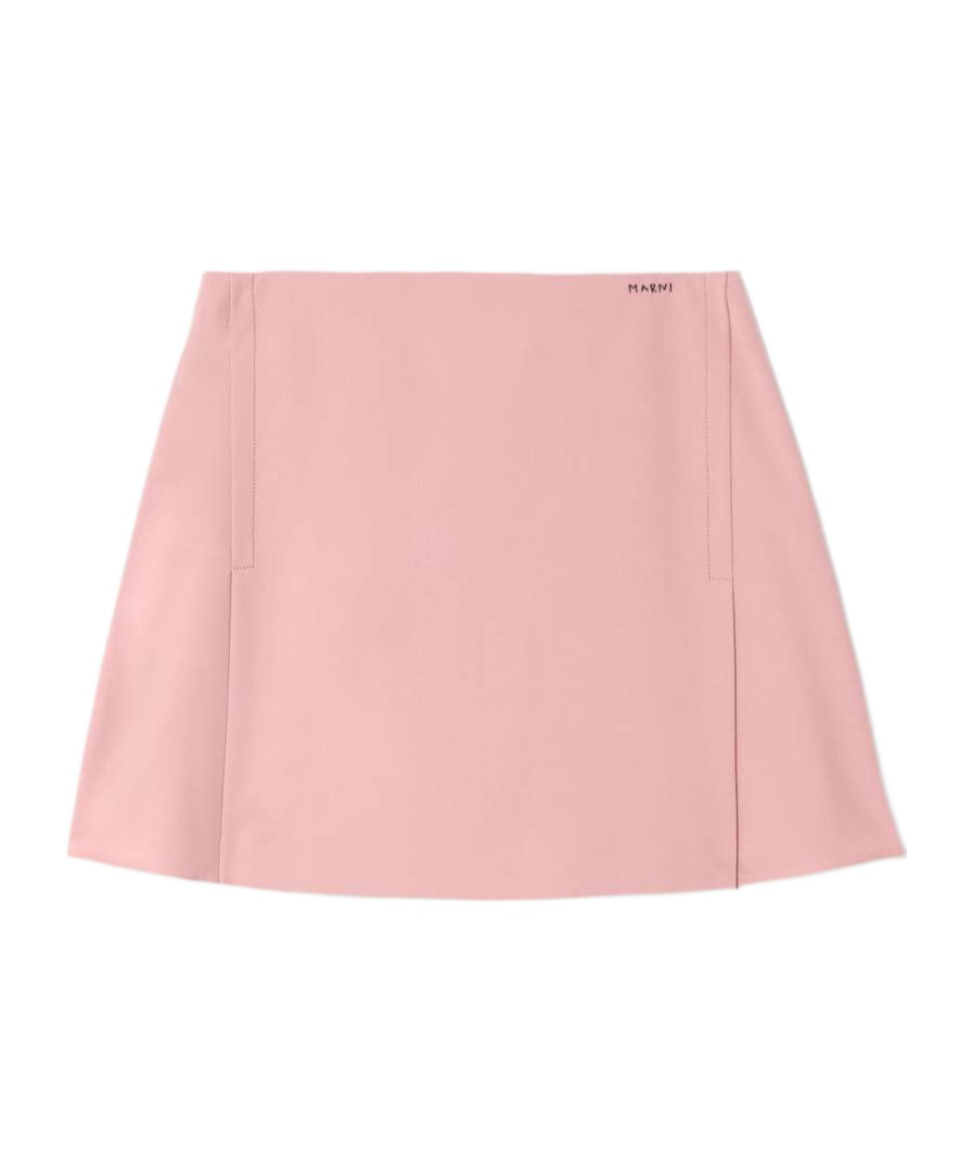 Marni Ruffled Skirt In Pink