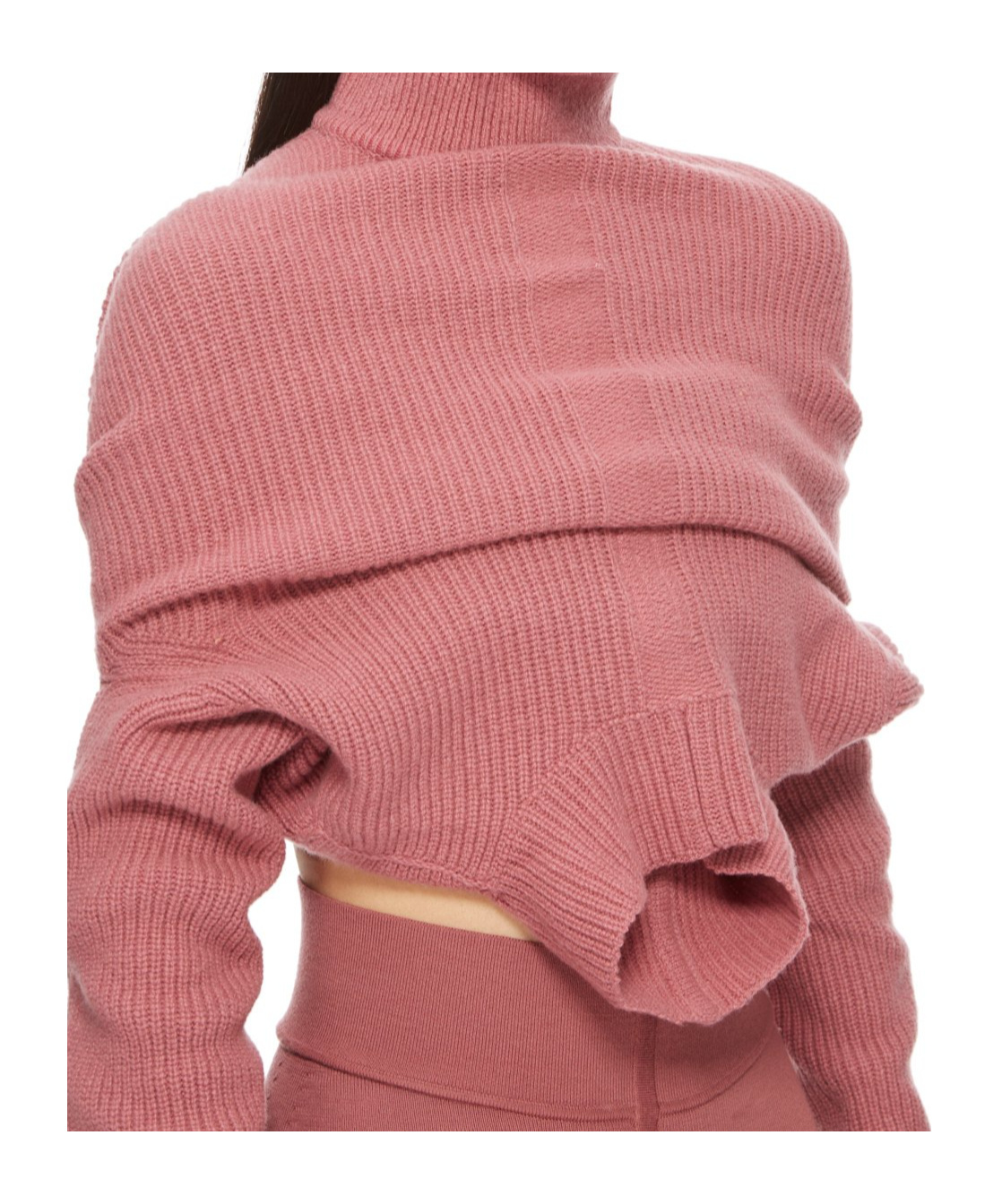 Rick Owens Long-sleeved Sweater In Pink