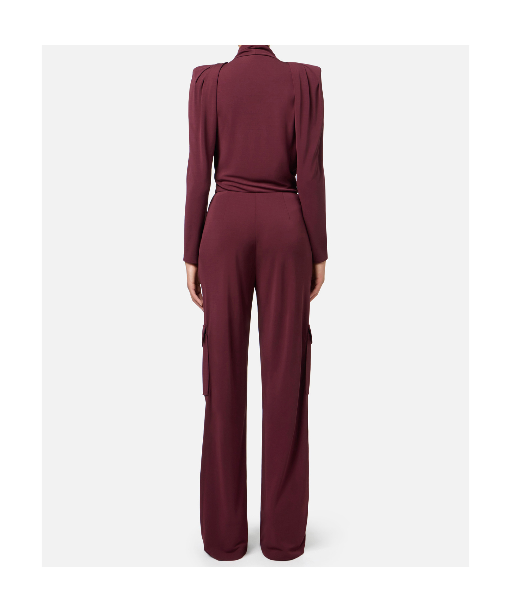 Elisabetta Franchi Pants Woman Color Red In Red