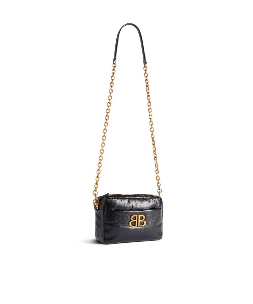 Balenciaga Monaco Camera Bag In Black