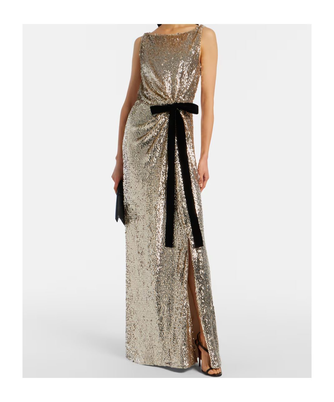 Simkhai Womens Gold Multi Felicity Sequin Stretch-woven Gown