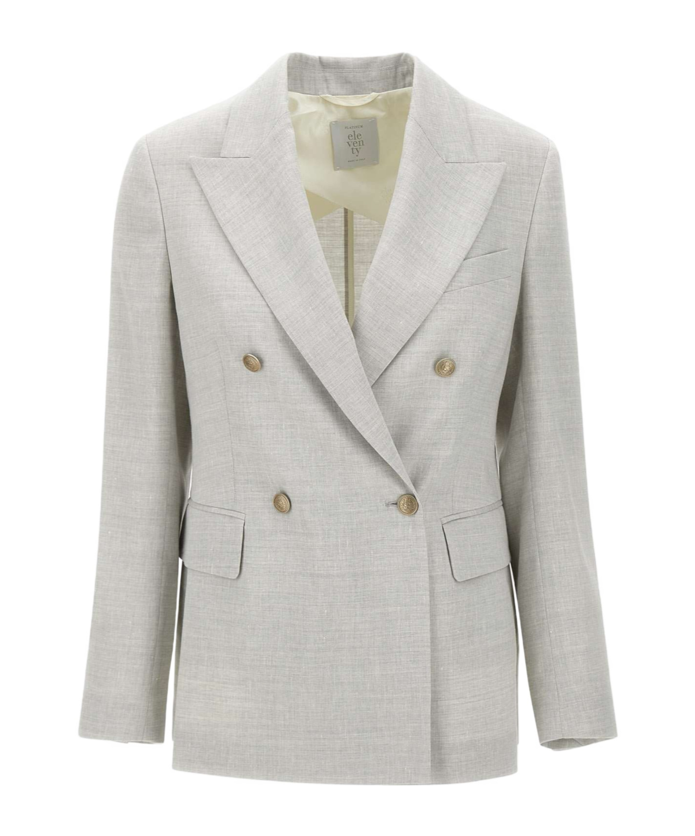 Eleventy Long Sleeve Blazer In Gray