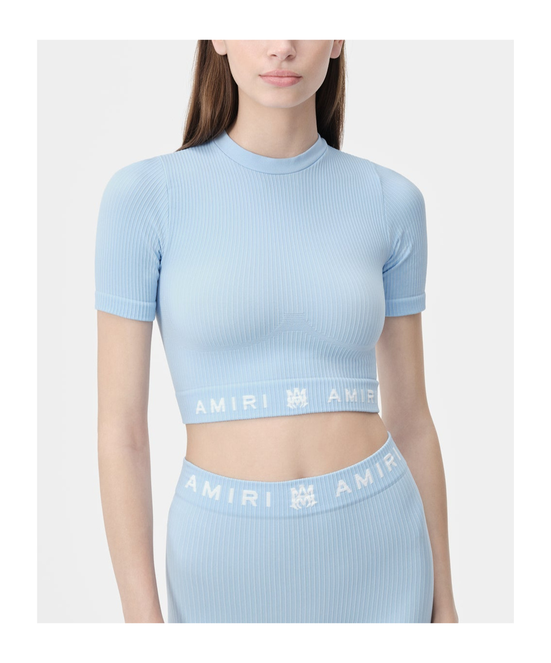 Amiri Short-sleeved T-shirt In Blue