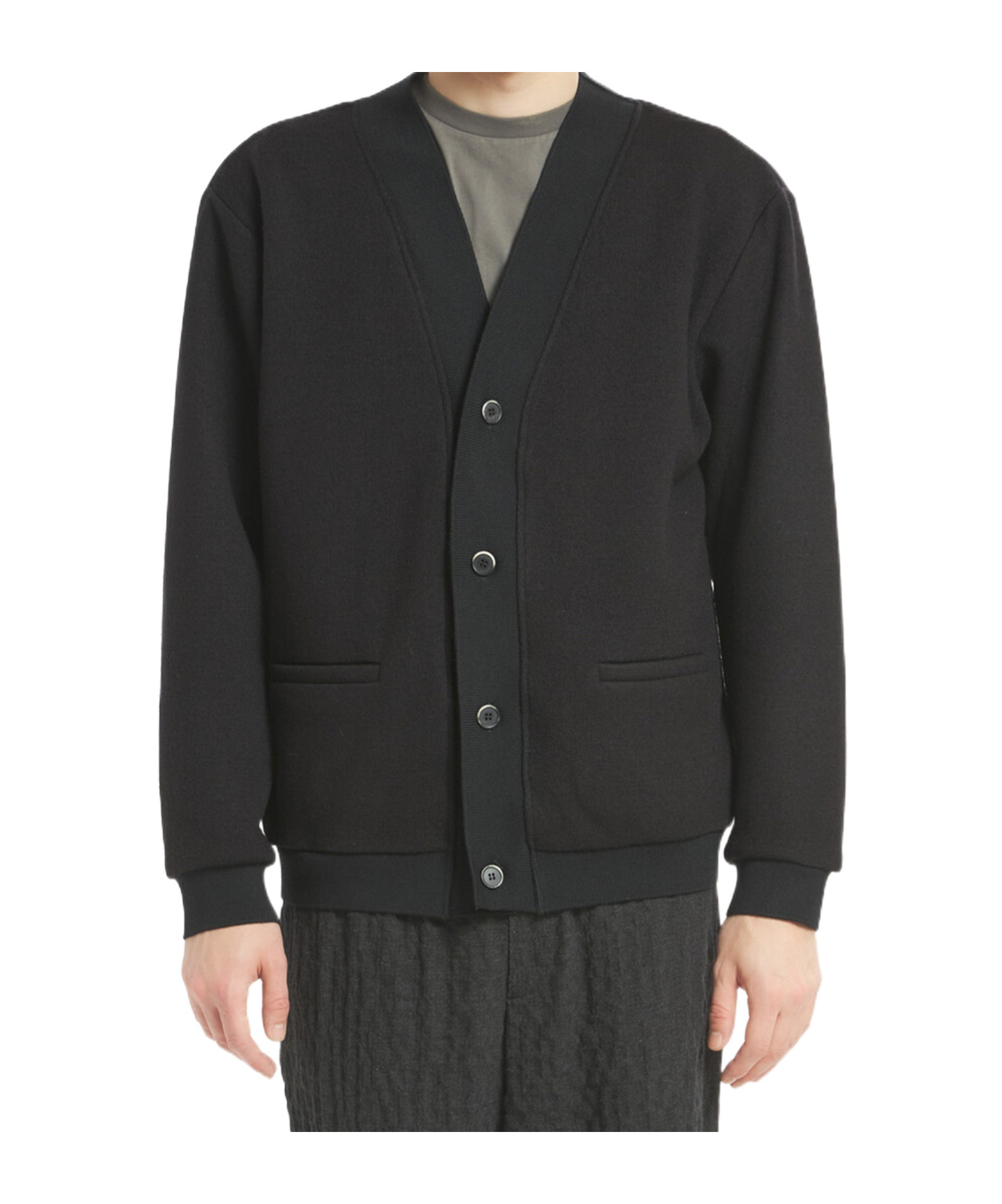 Barena Venezia Ribbed Long-sleeved Sweater In Black