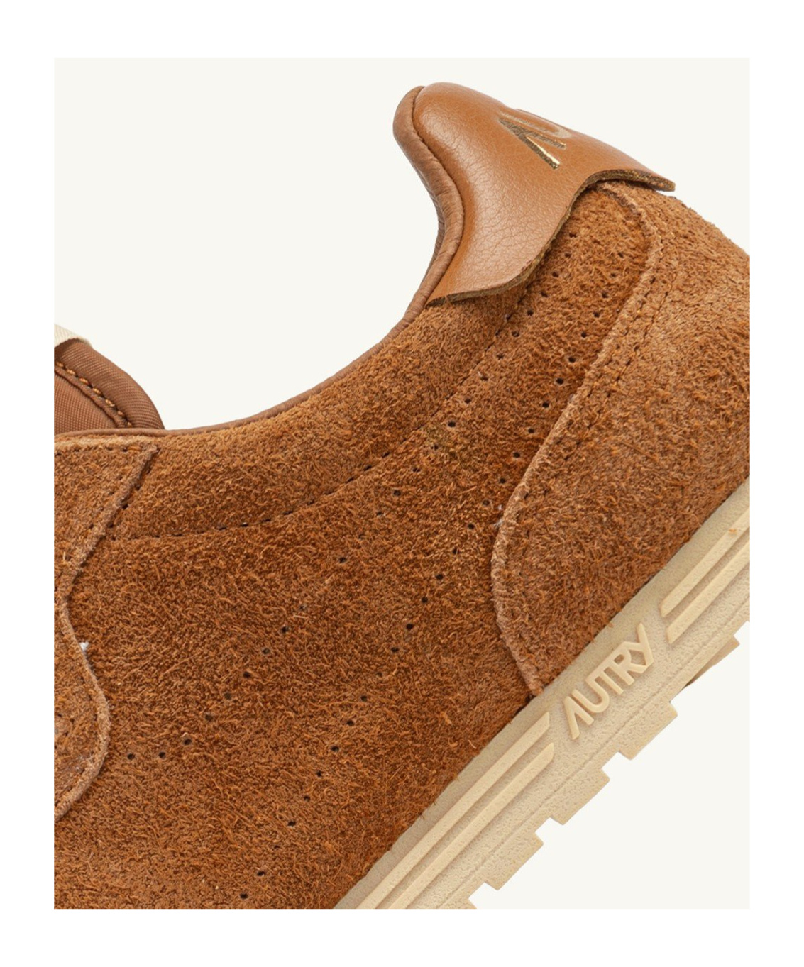 Autry 'windspin Low' Brown Sneaker With Logo On The Side And On The Heel In Brown