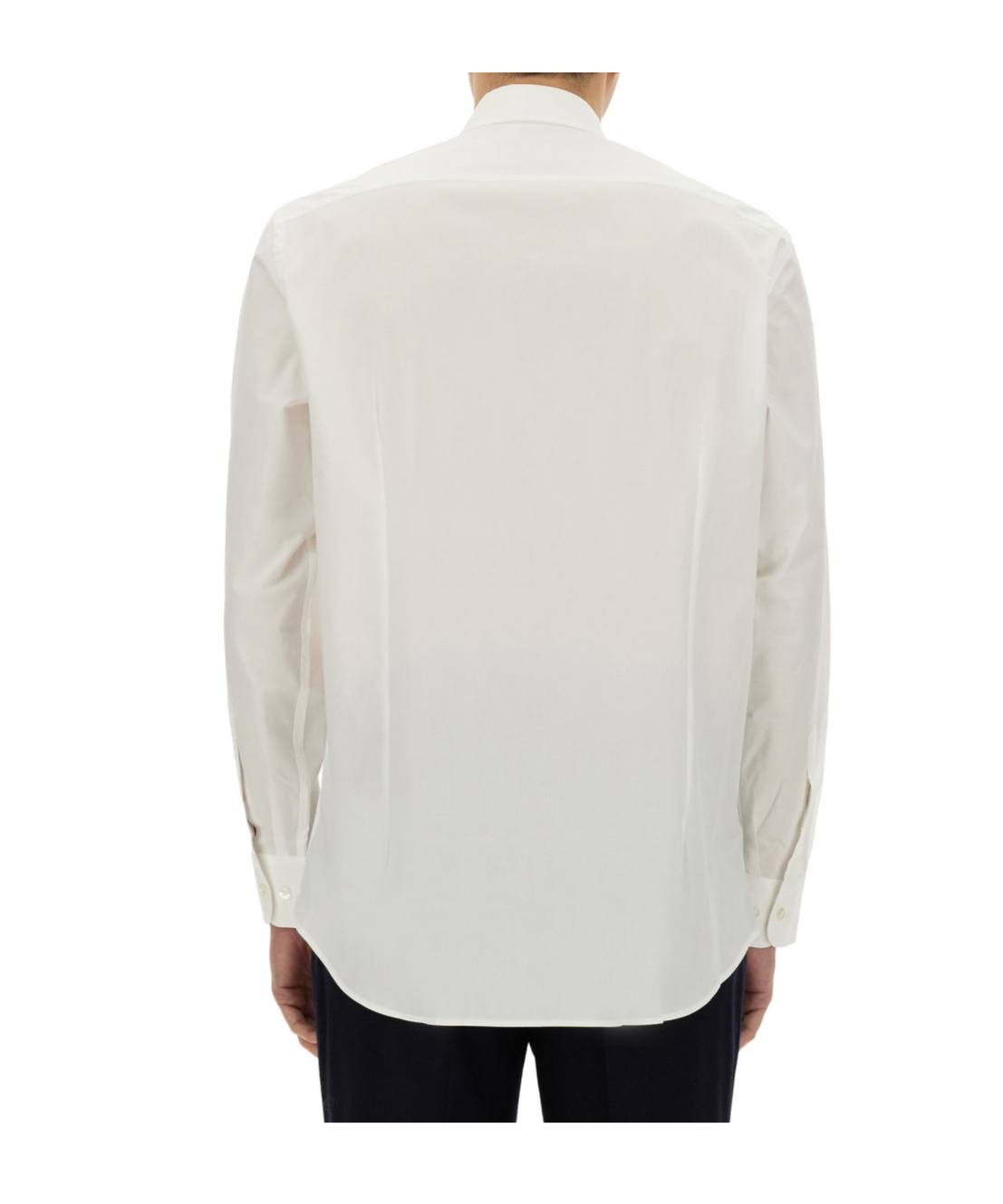 Etro Linen Shirt With Pegaso Logo In White