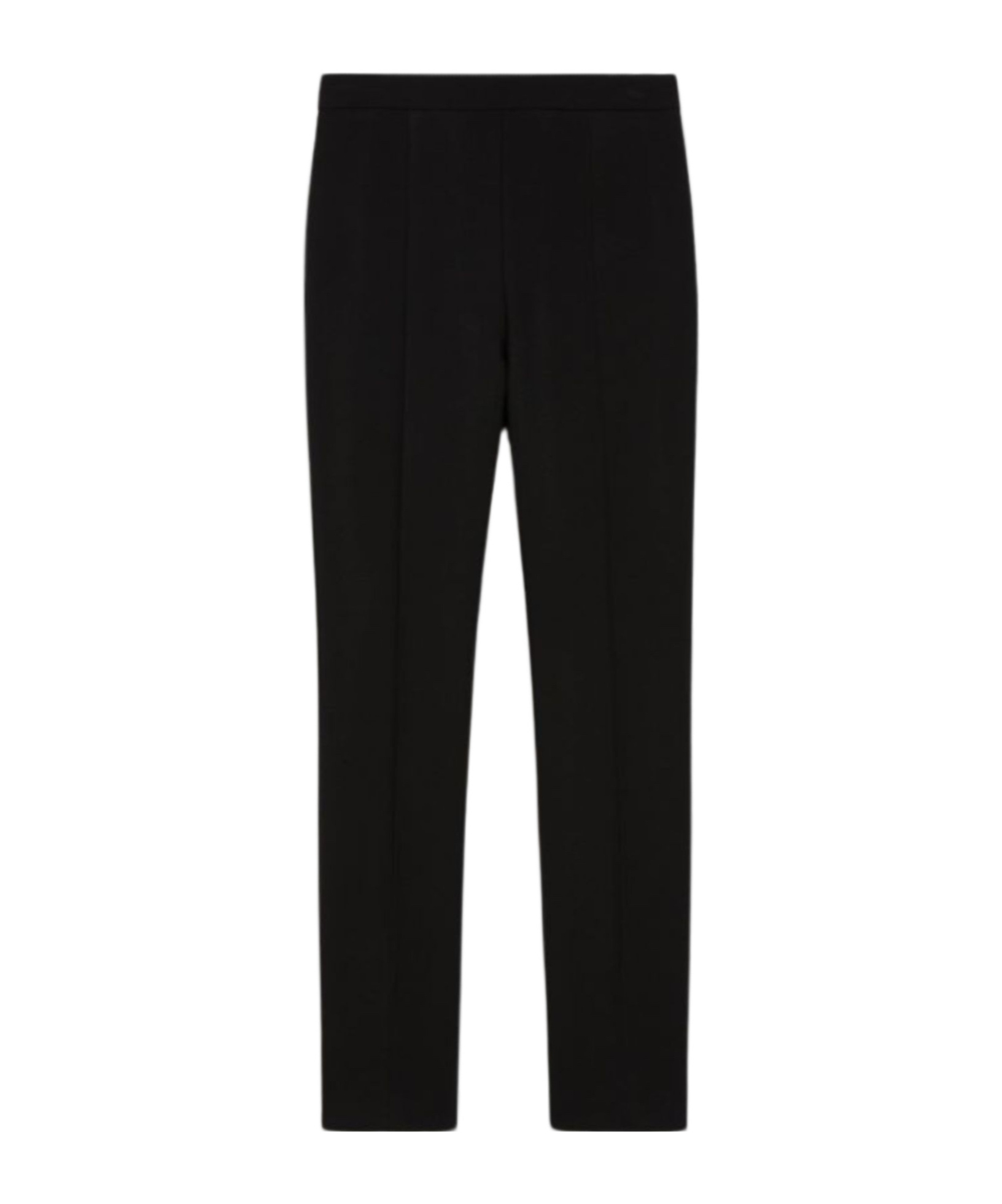 Max Mara Tailored Trousers With Belt Loops And Pockets In Black