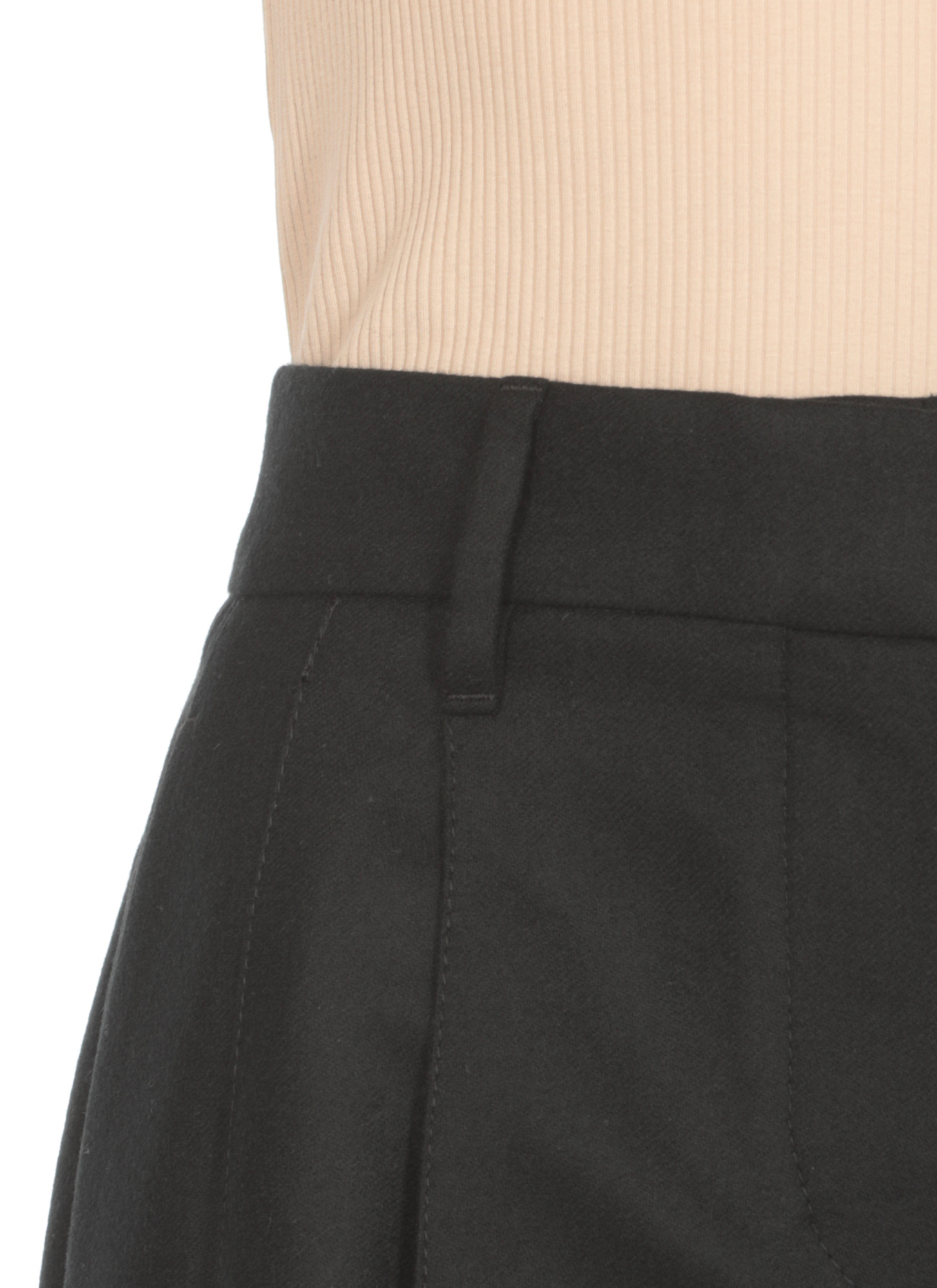 BRUNELLO CUCINELLI MONILI DETAIL WIDE-LEG TROUSERS