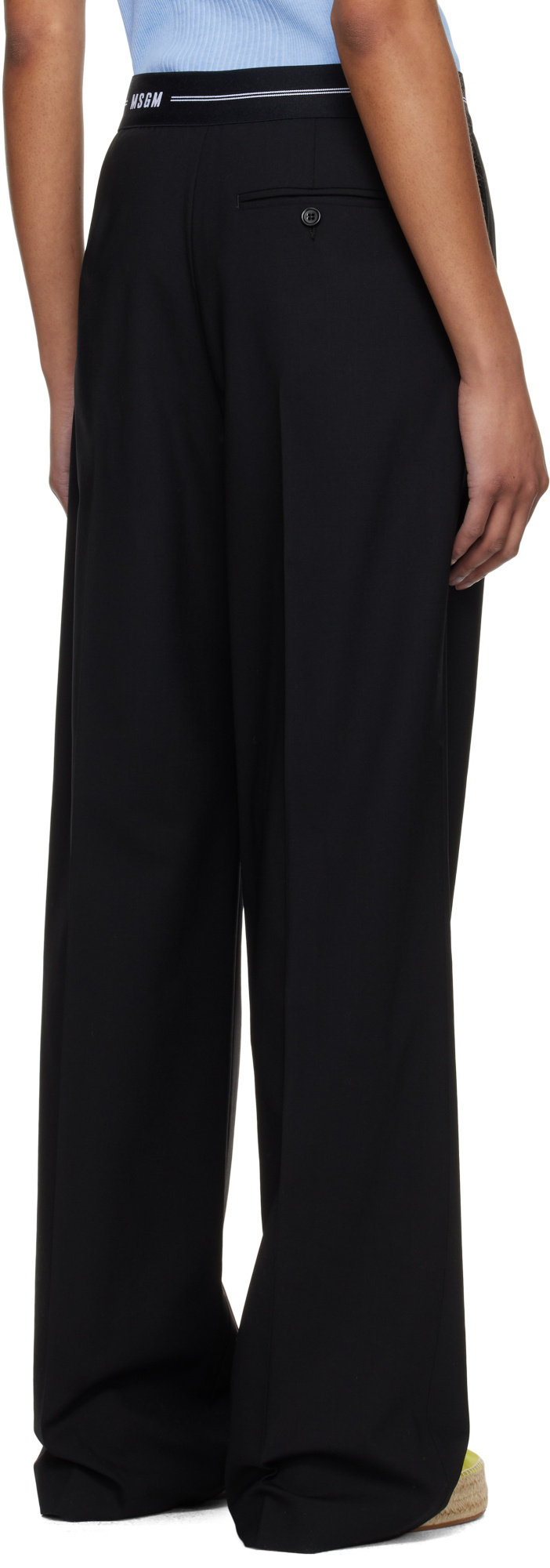 Msgm Logo-waist Trousers