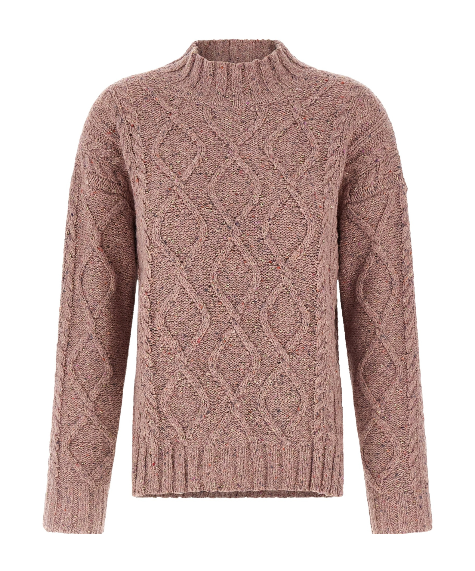 Twinset Turtleneck Sweater In Pink