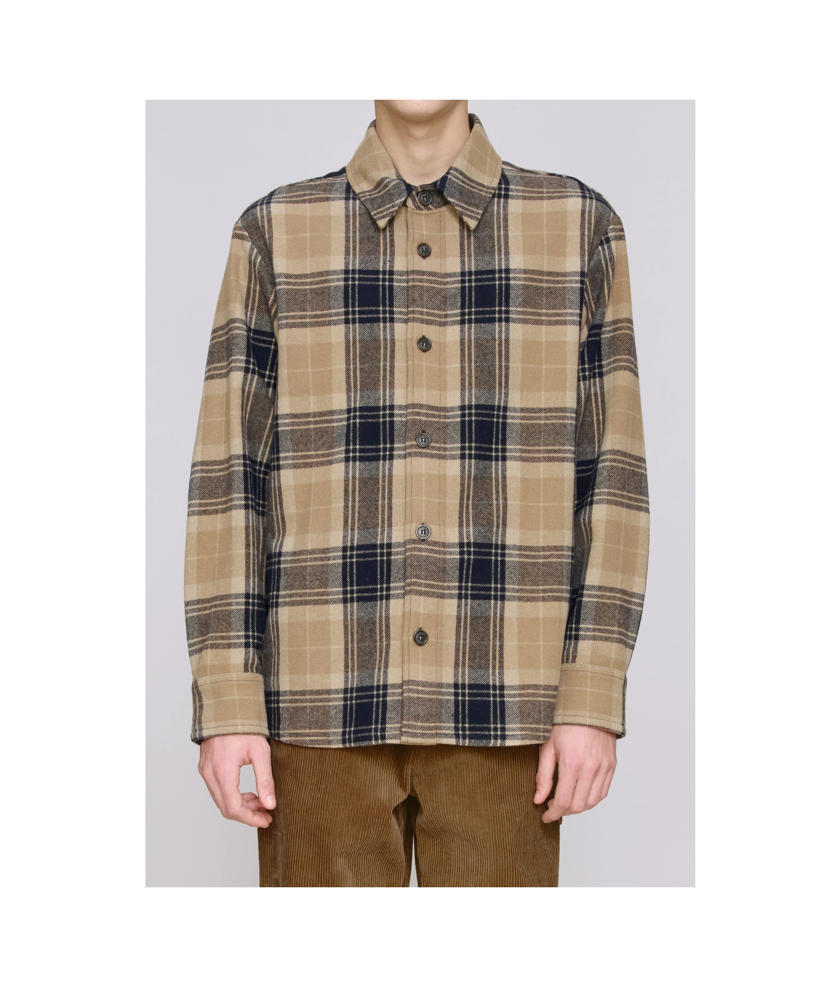Apc Bobby Overshirt In Brown
