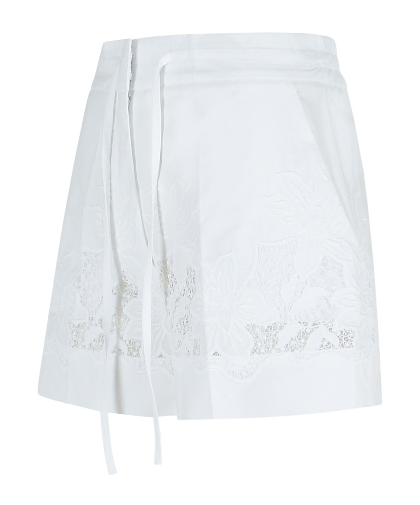 P.a.r.o.s.h Drawstring Shorts In White