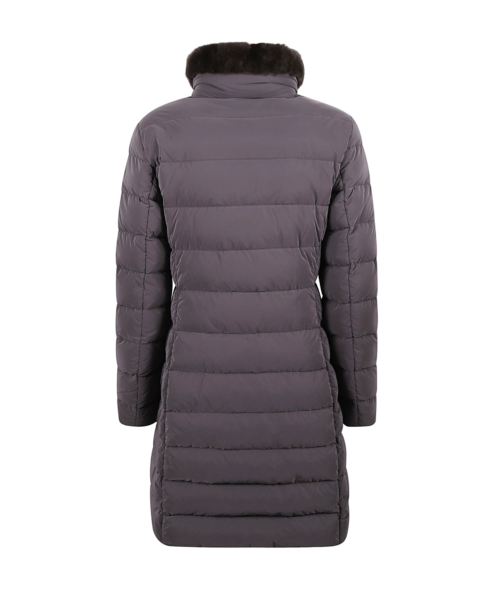 Moorer Longan Double-breasted Coat In Blue