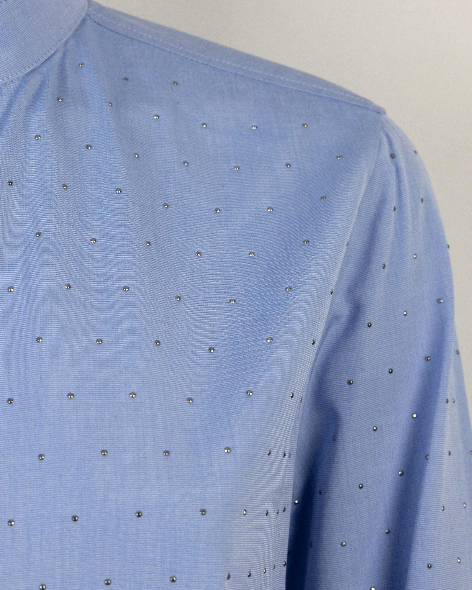 Max Mara Long Sleeve Shirt In Blue