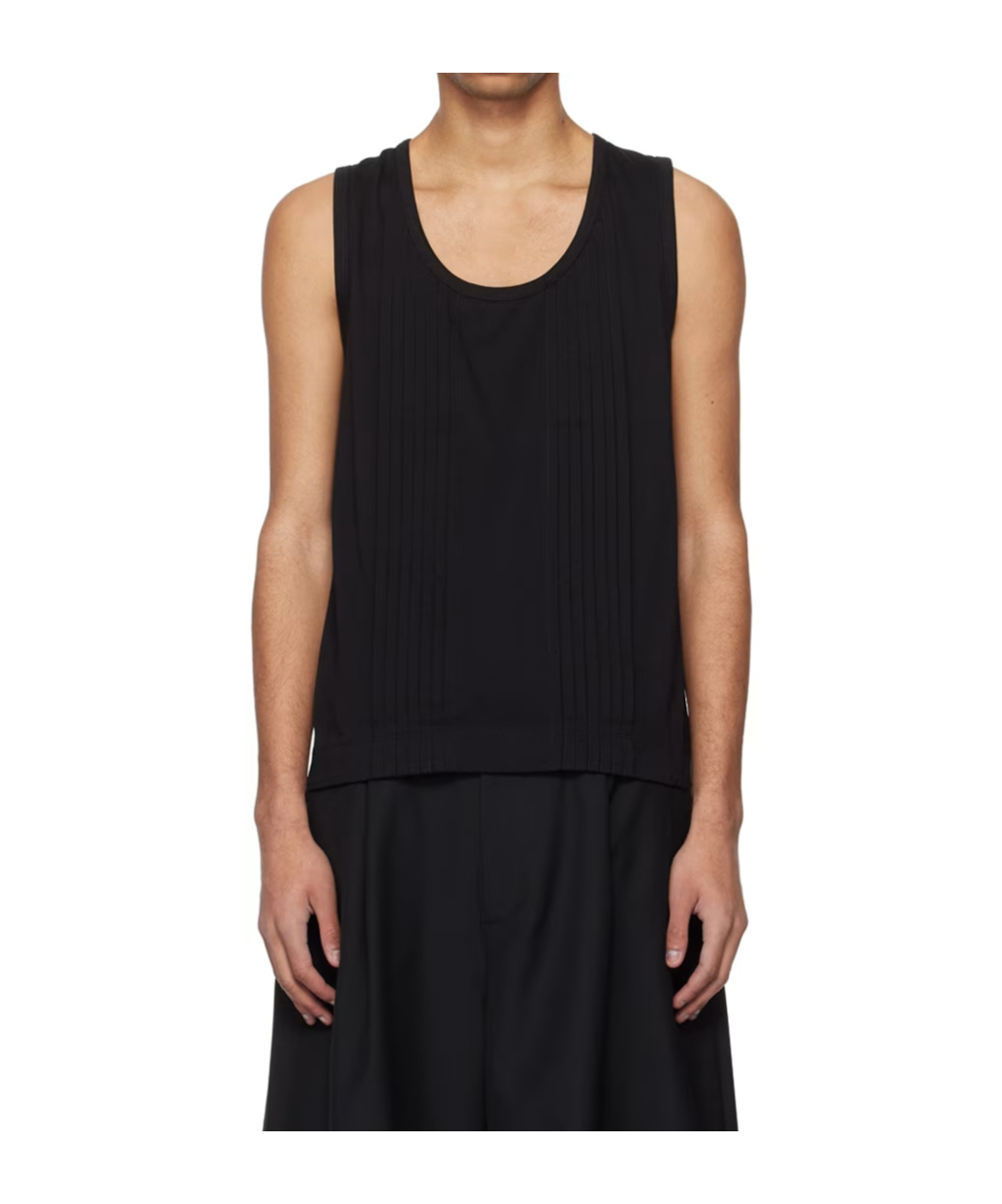 Simone Rocha Ribbed Ruffle Vest