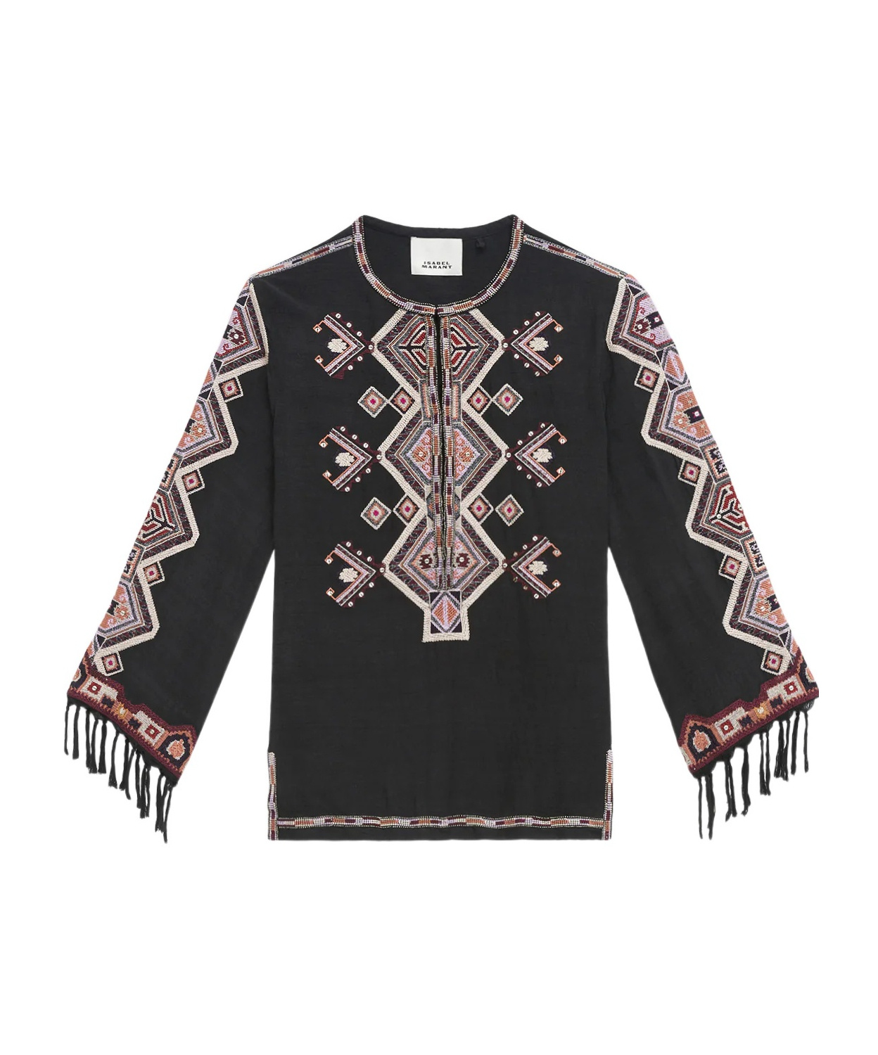 Shop Isabel Marant Zelda Blouse In Black