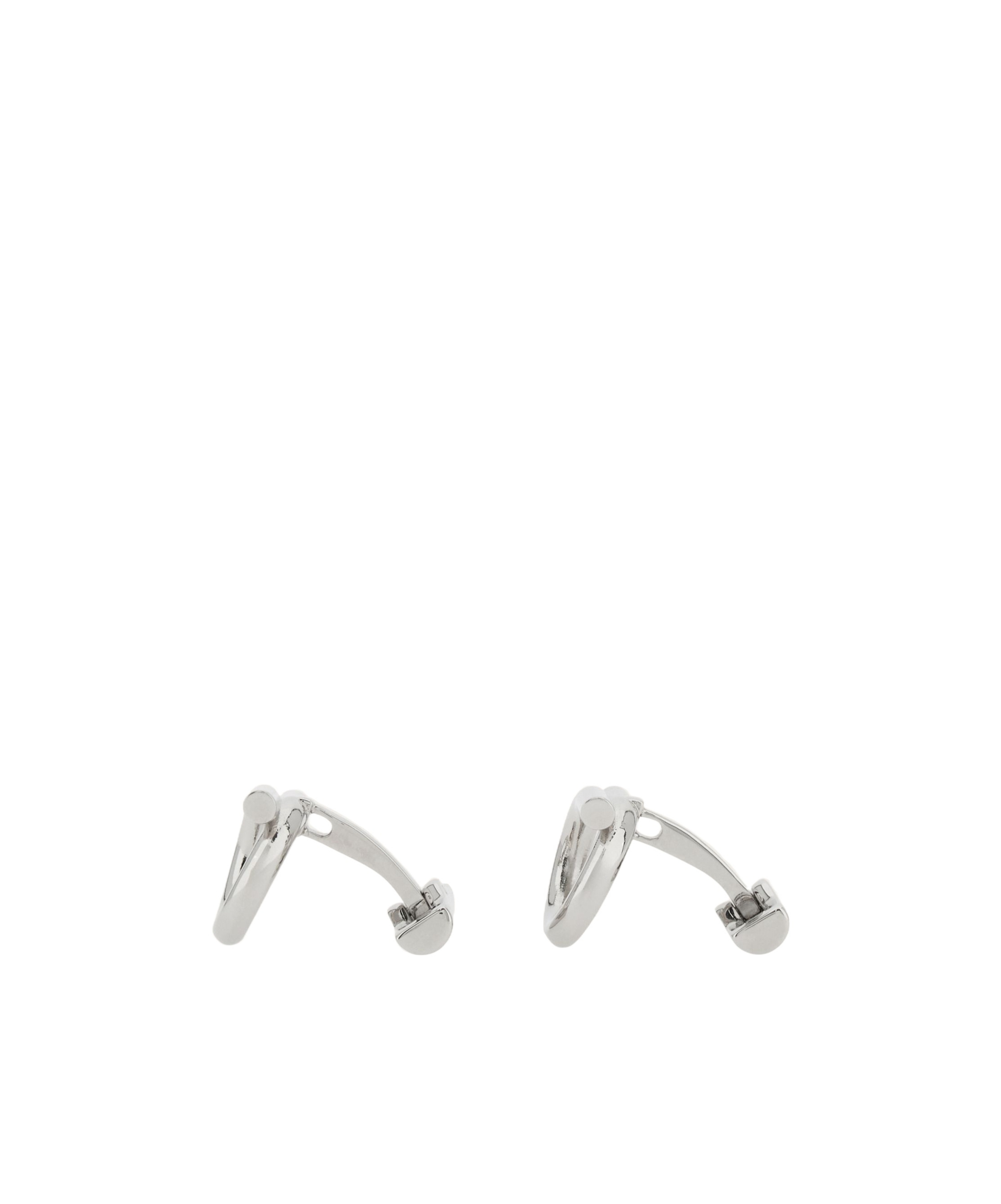 Ferragamo Gancini Cufflinks In White