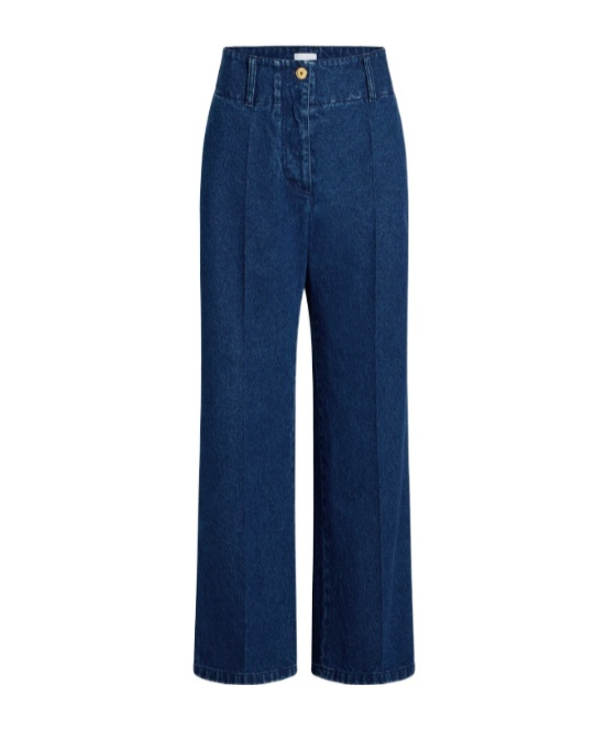 Patou Wide-leg Jeans In Blue