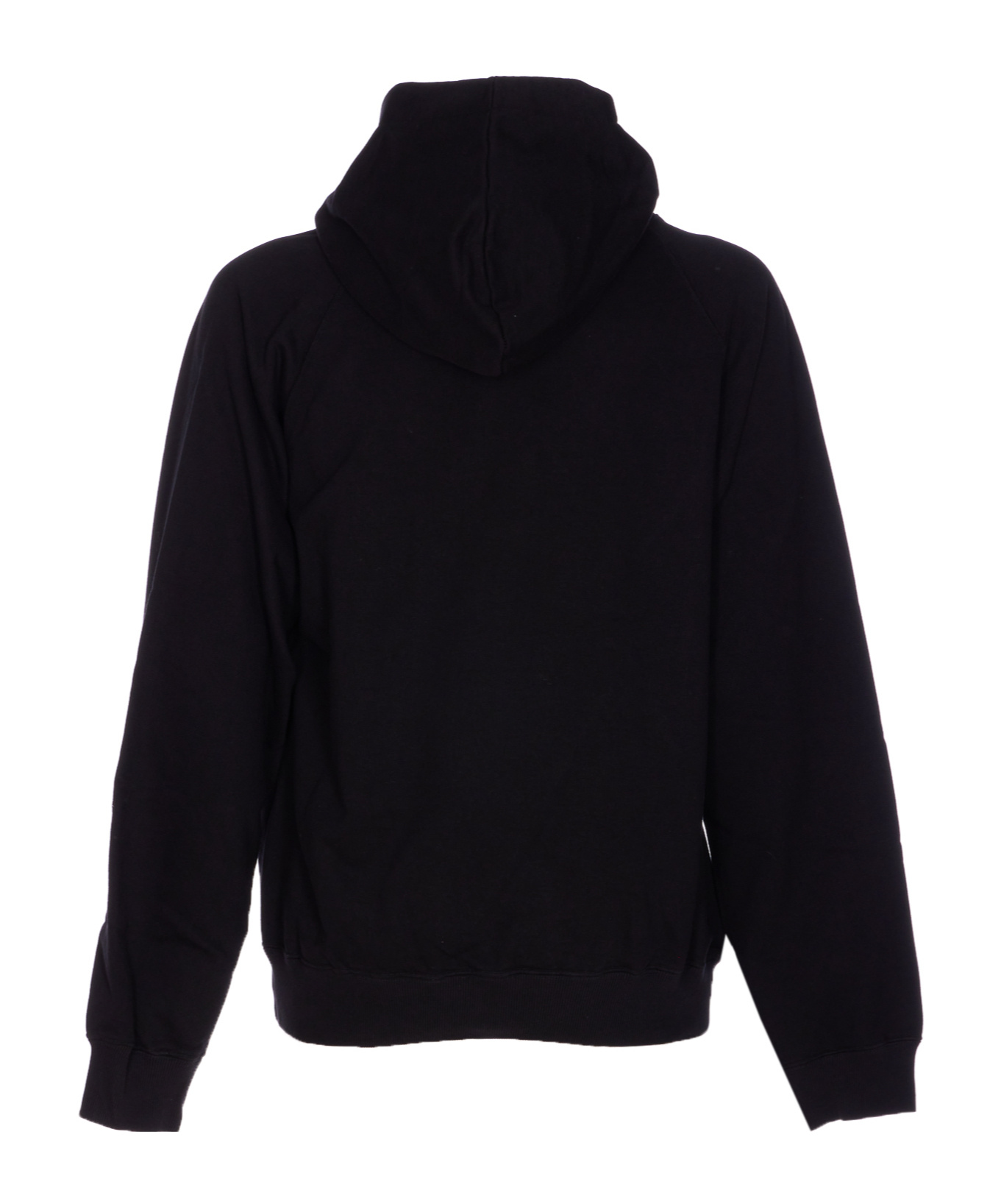 Alexander Mcqueen Hoodie With Drawstring Hood And Kangaroo Pocket In Black