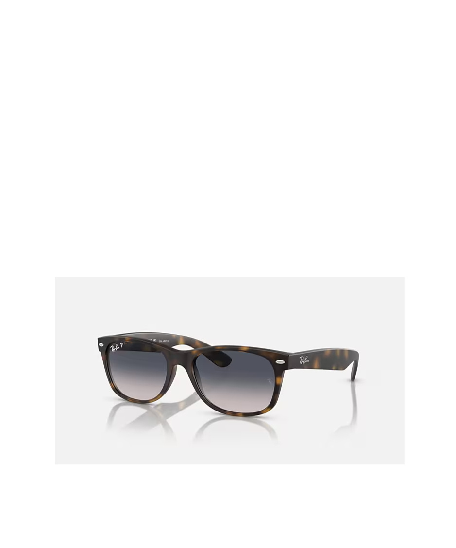 Ray Ban 55mm Gradient Polarized Square Sunglasses In Brown