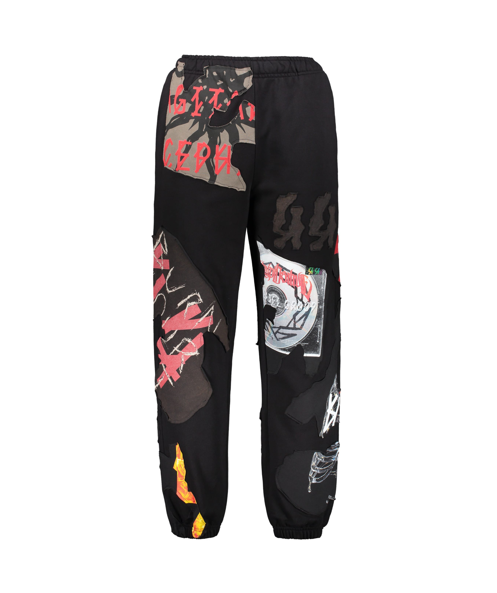 44 Label Group Graphic-print Track Pants In Black