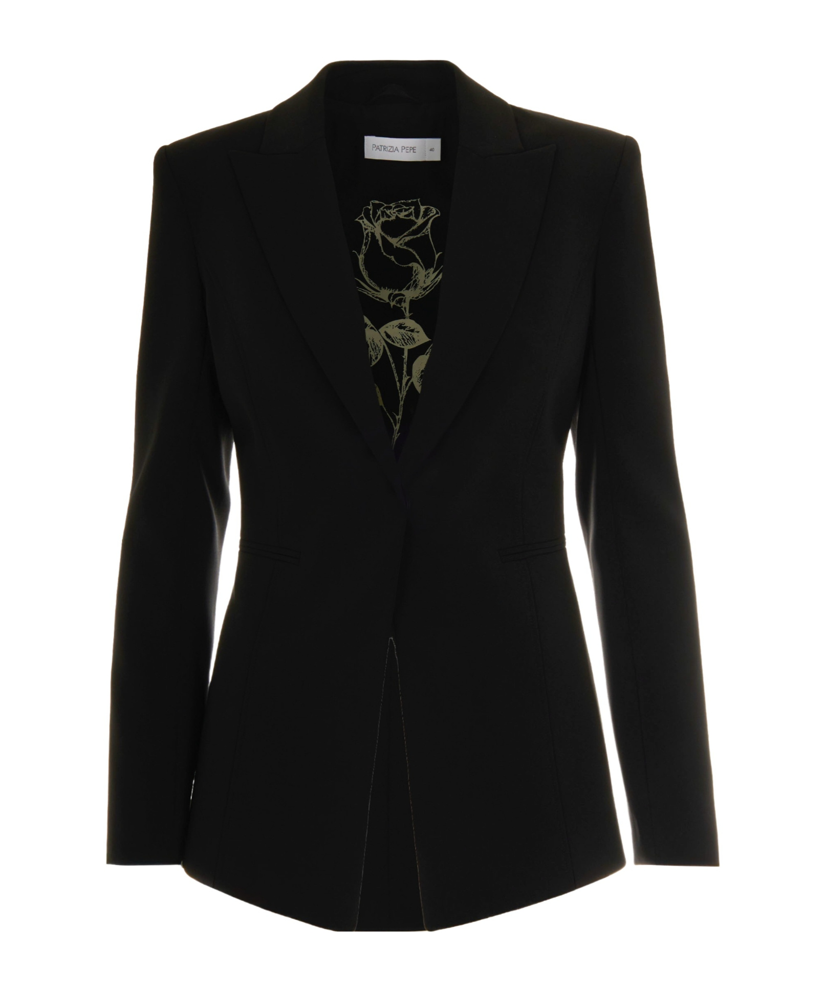 Patrizia Pepe Giacca Essential Nera In Black