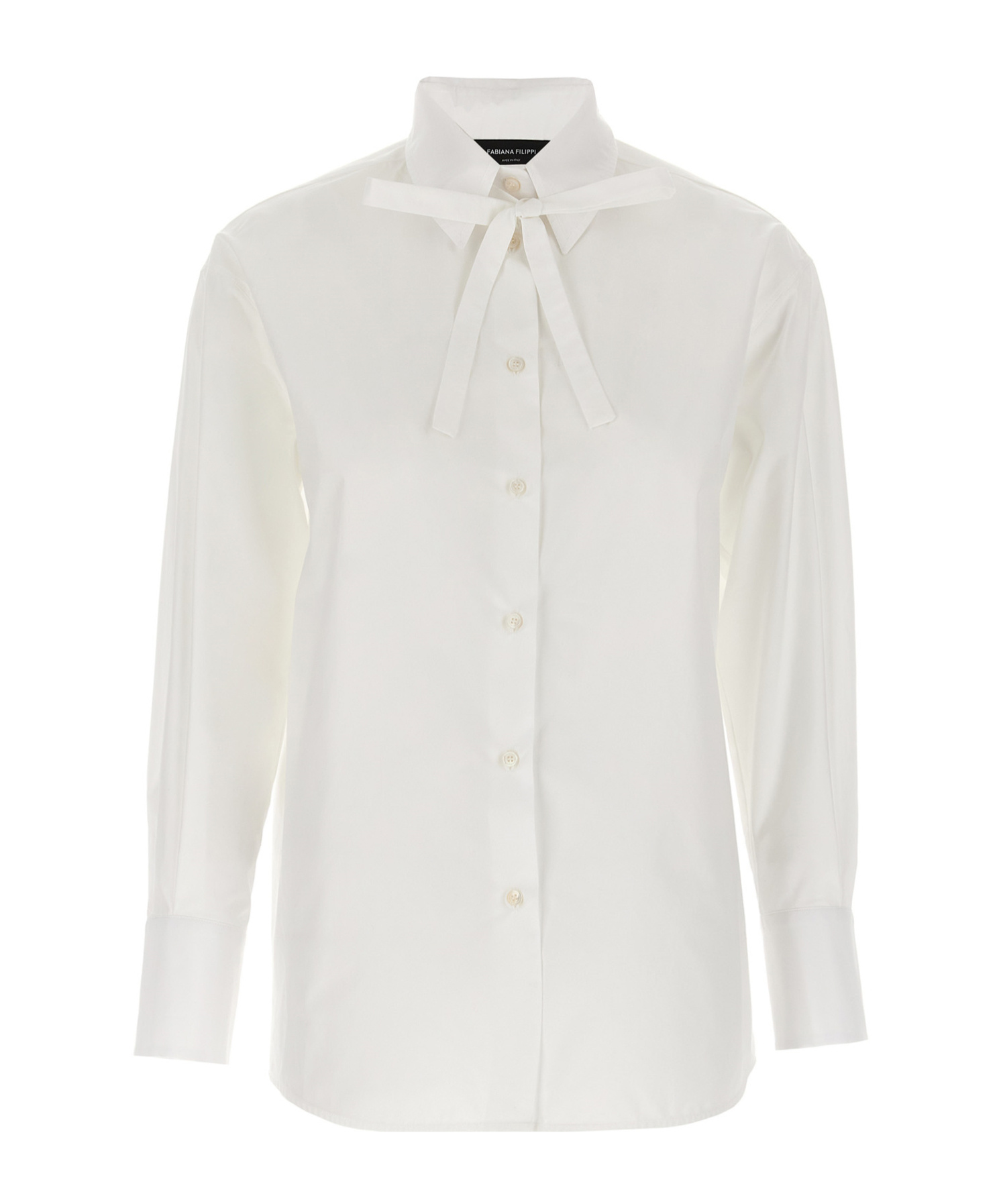 Fabiana Filippi Long-sleeved Shirt In White