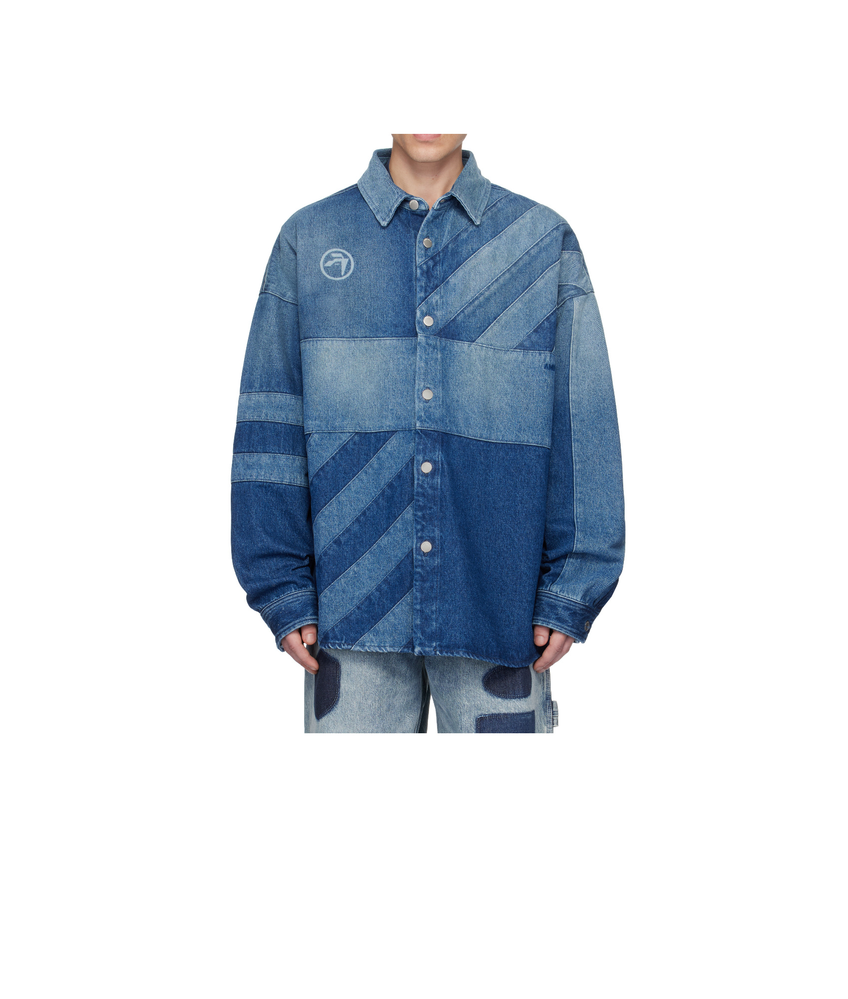 Shop Ambush Denim Shirt In Blue