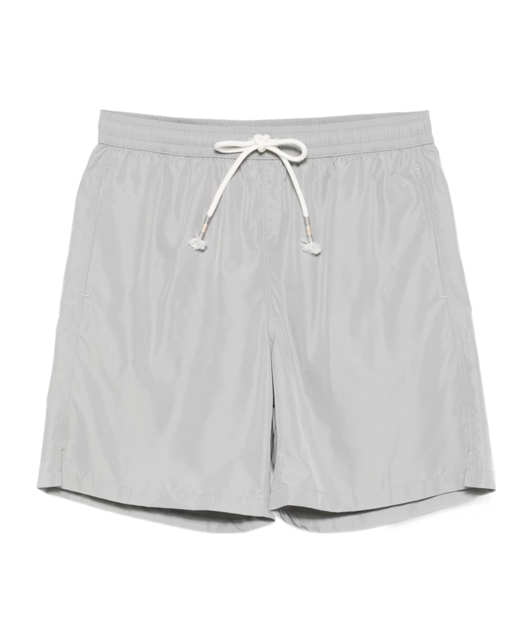 Eleventy Drawstring-waist Swim Shorts In Gray