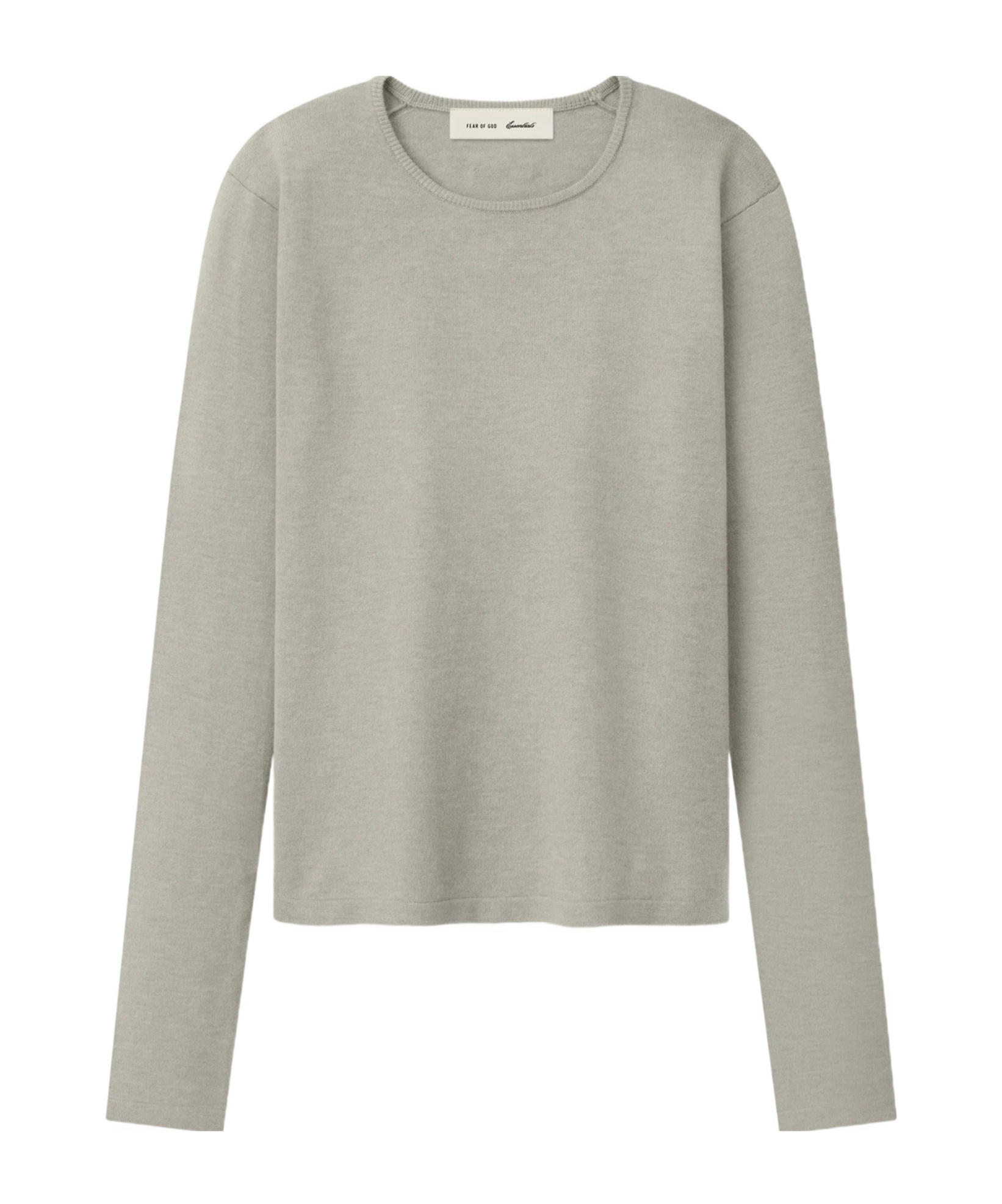 Essentials Long-sleeved T-shirt In Gray