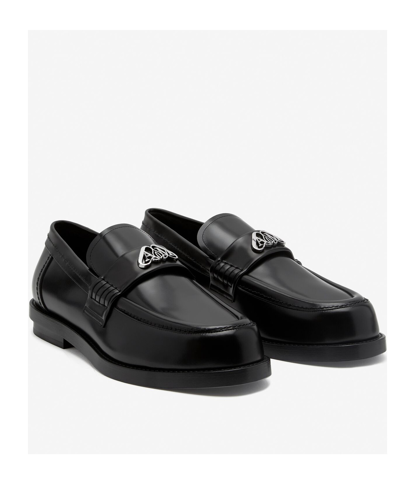 Alexander Mcqueen Seal Loafer In Black