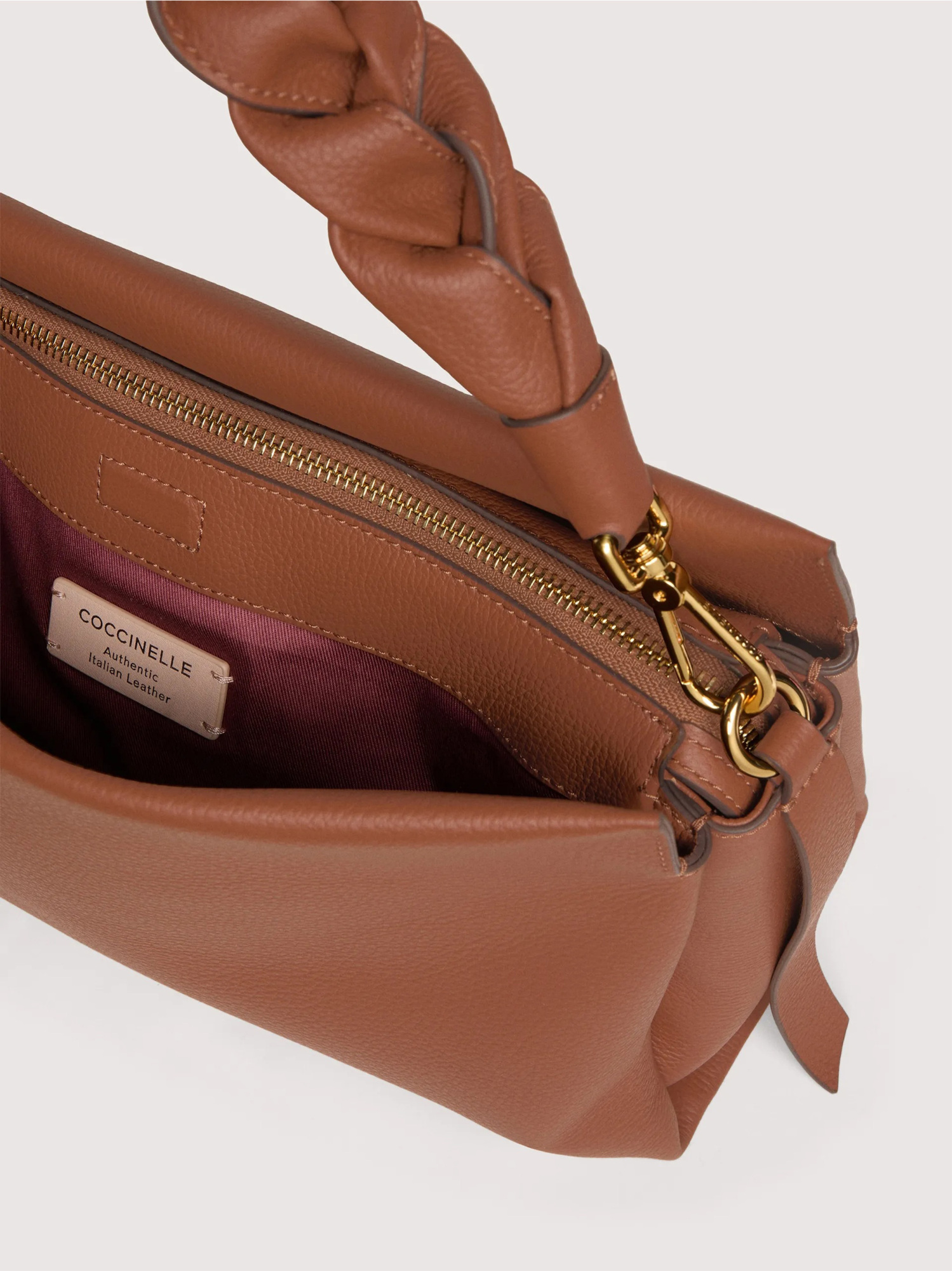 Coccinelle Borsa A Spalla In Pelle Double Boheme Small In Multi