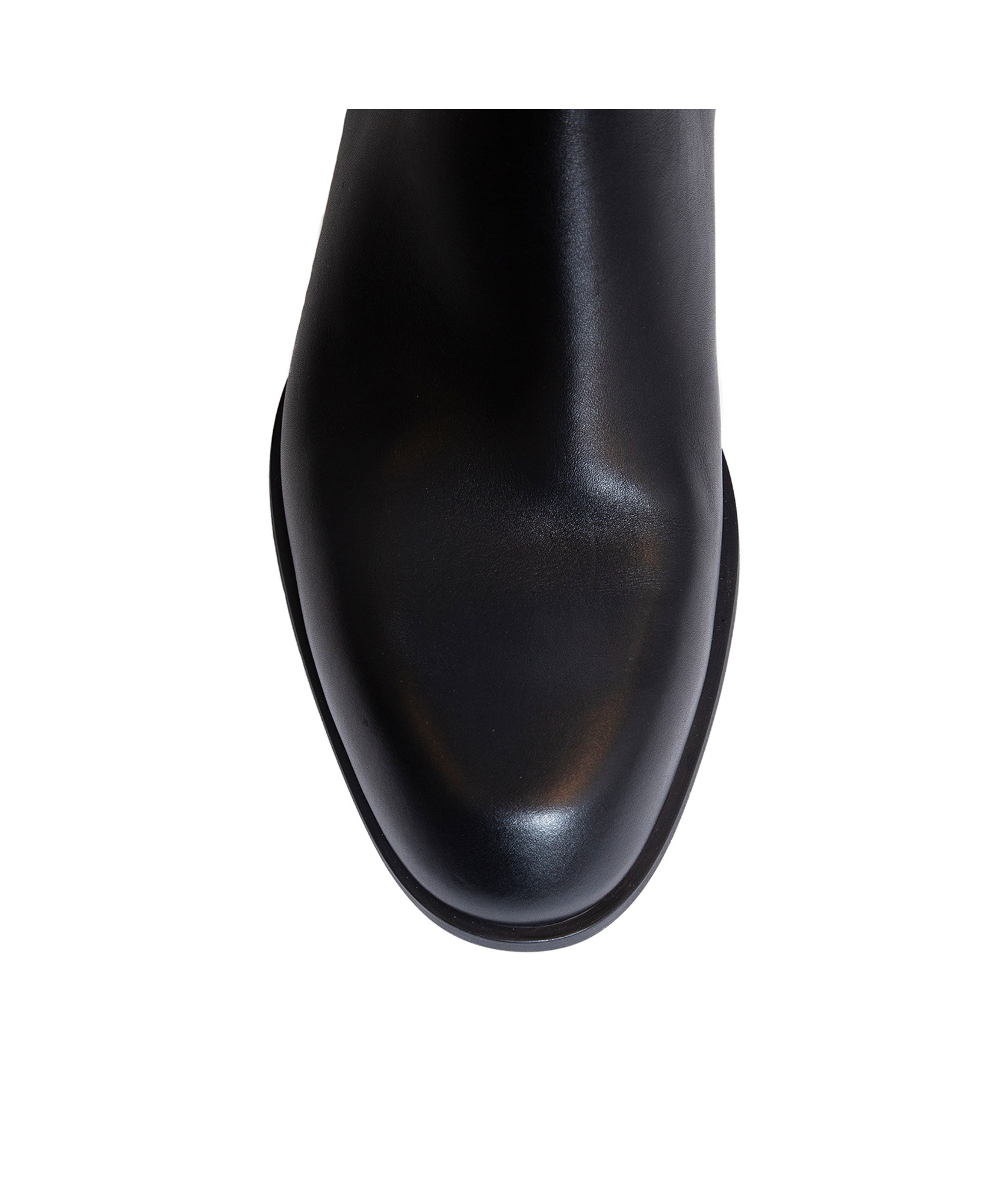 Jil Sander Men Leather Zip-up Ankle Boot In Blue