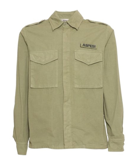 Aspesi Logo Long Sleeve Shirt