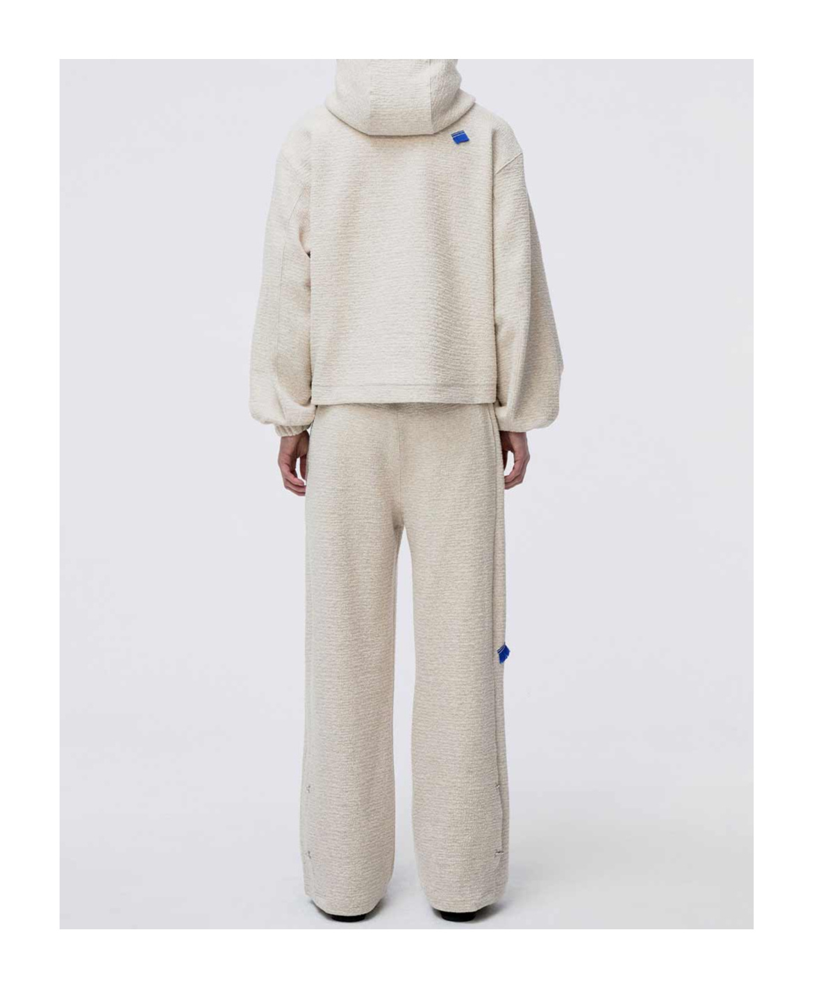 Ader Error Half-zip Hoodie In White