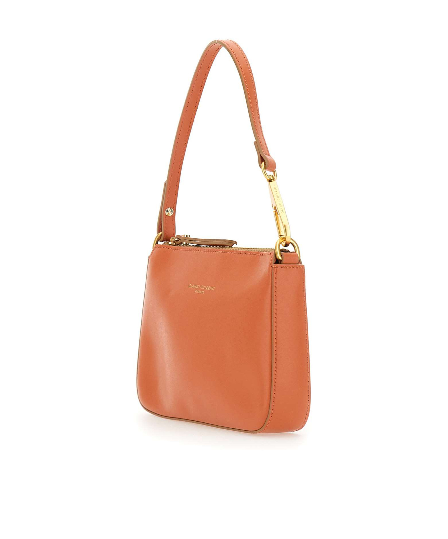 Gianni Chiarini Brooke Small Shoulder Bag In Orange