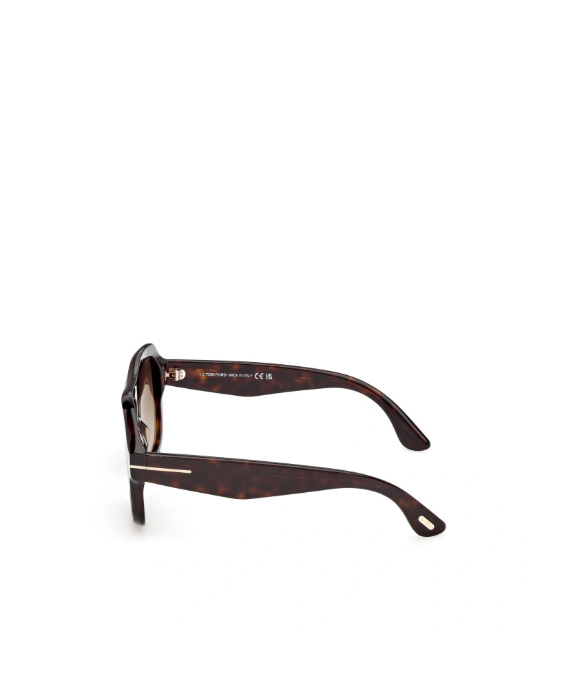 Tom Ford Eyewear Pilot Frame Sunglasses In Brown
