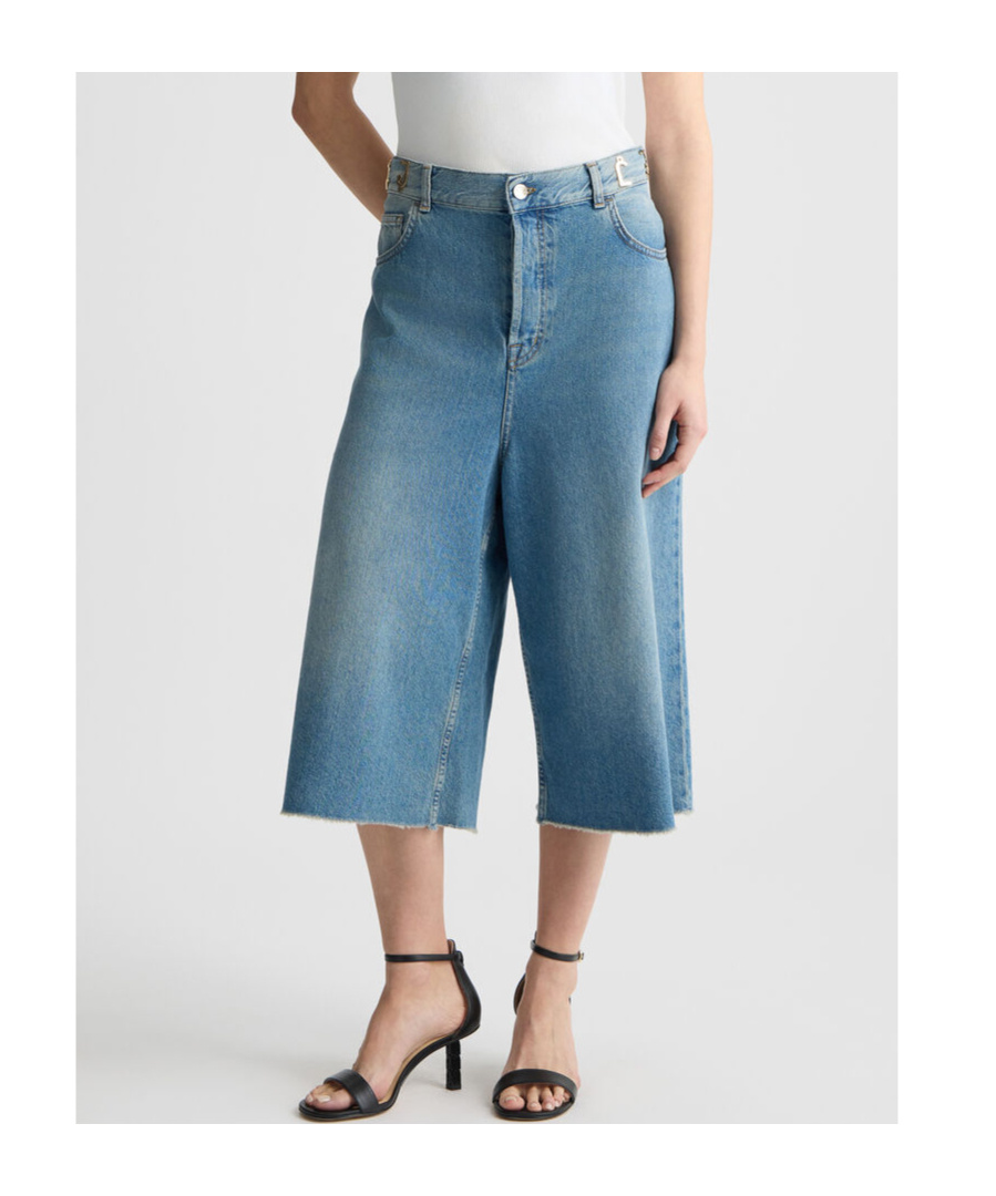 Liu •jo Liu Jo Denim Bermuda Shorts In Multi