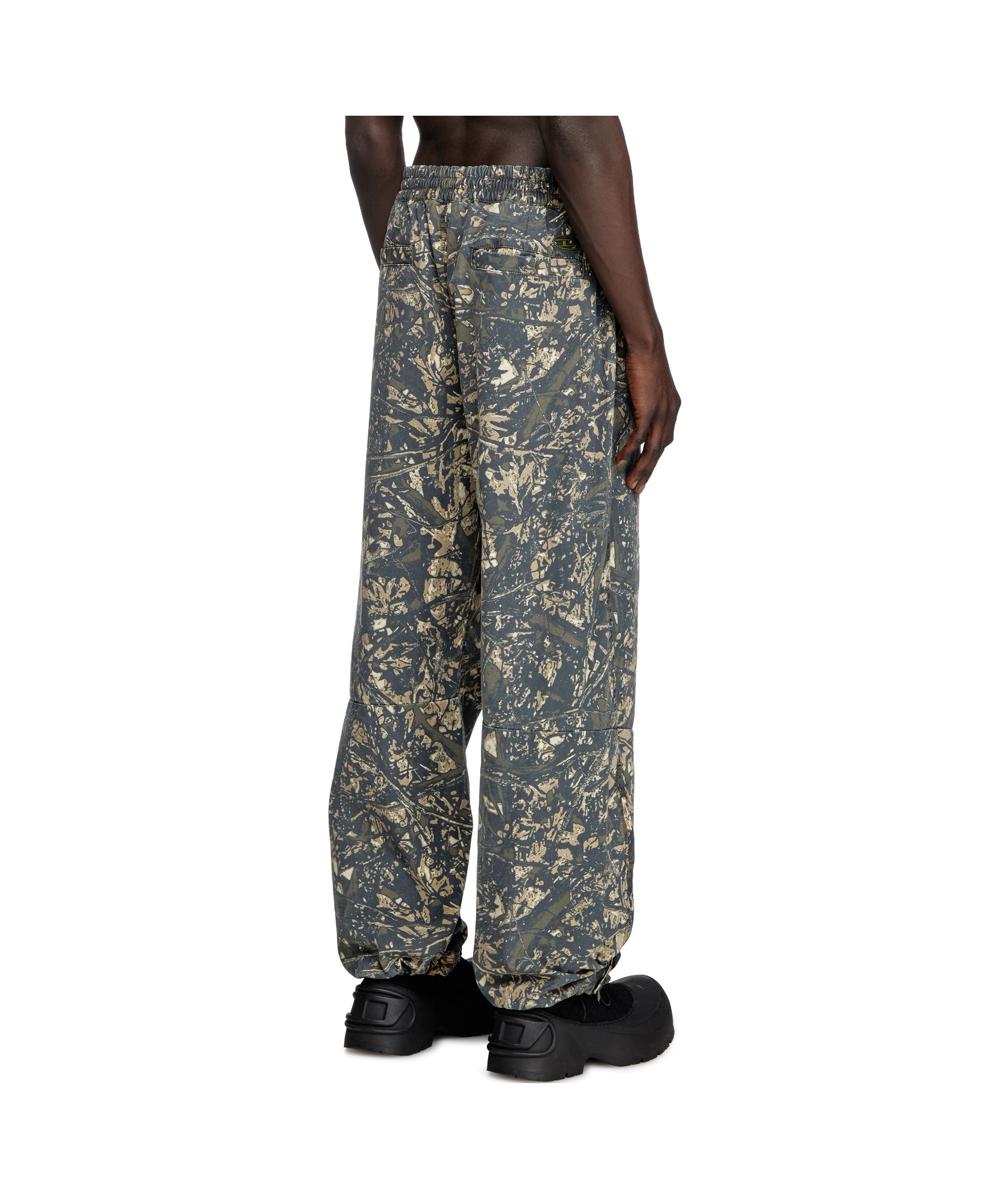 Diesel P-lint Track Pants In Gray