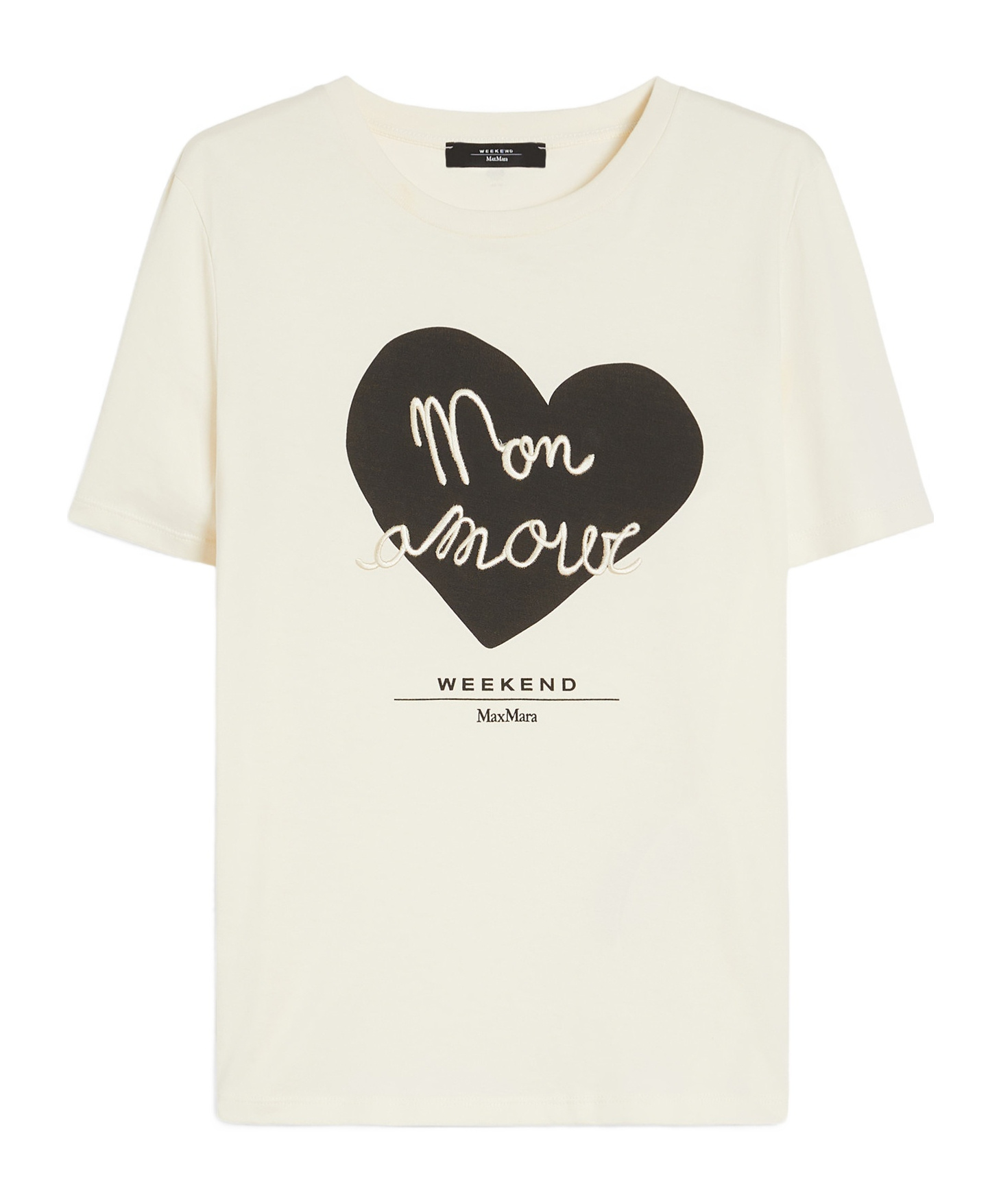 Weekend Max Mara Short-sleeved T-shirt In White