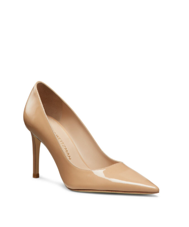 Stuart Weitzman Pointed High Heels In Nude