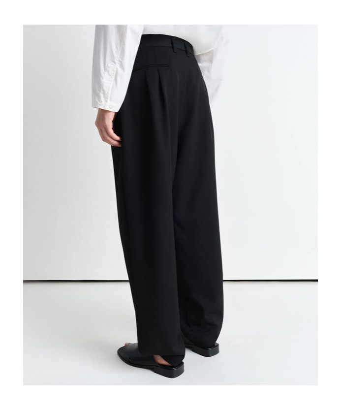 LEMAIRE LEMAIRE PLEATED DRAWSTRING TROUSERS